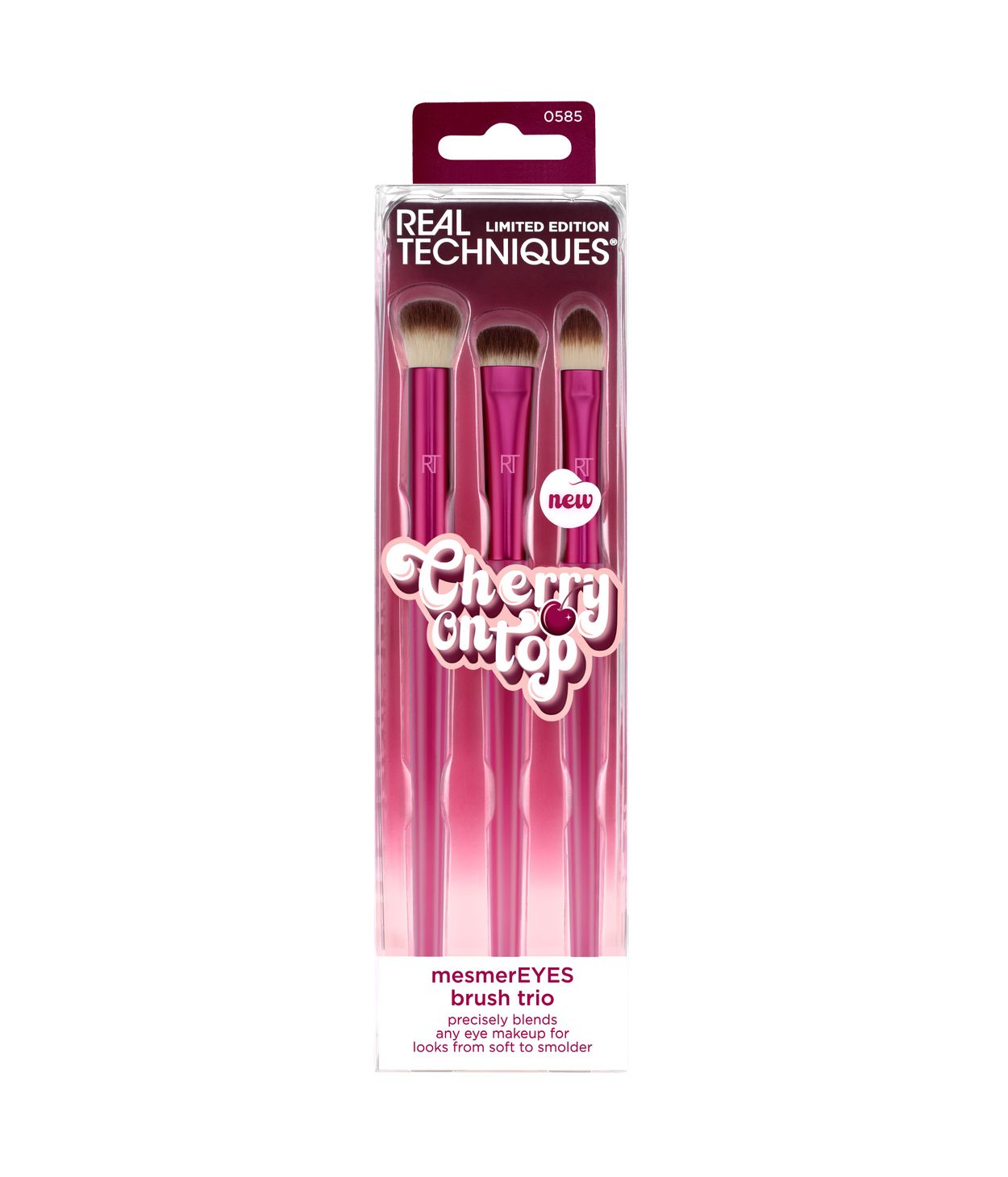 REAL TECHNIQUES CherryOnTop MesmerEYES Brush Trio