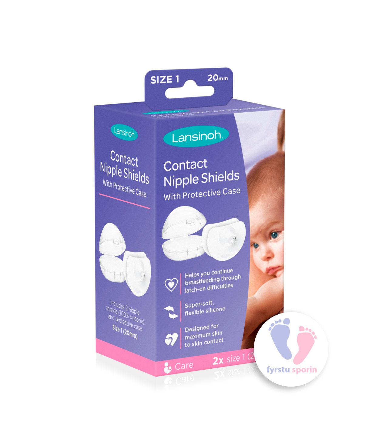 Lansinoh Mexicanahattar S 20mm 2stk