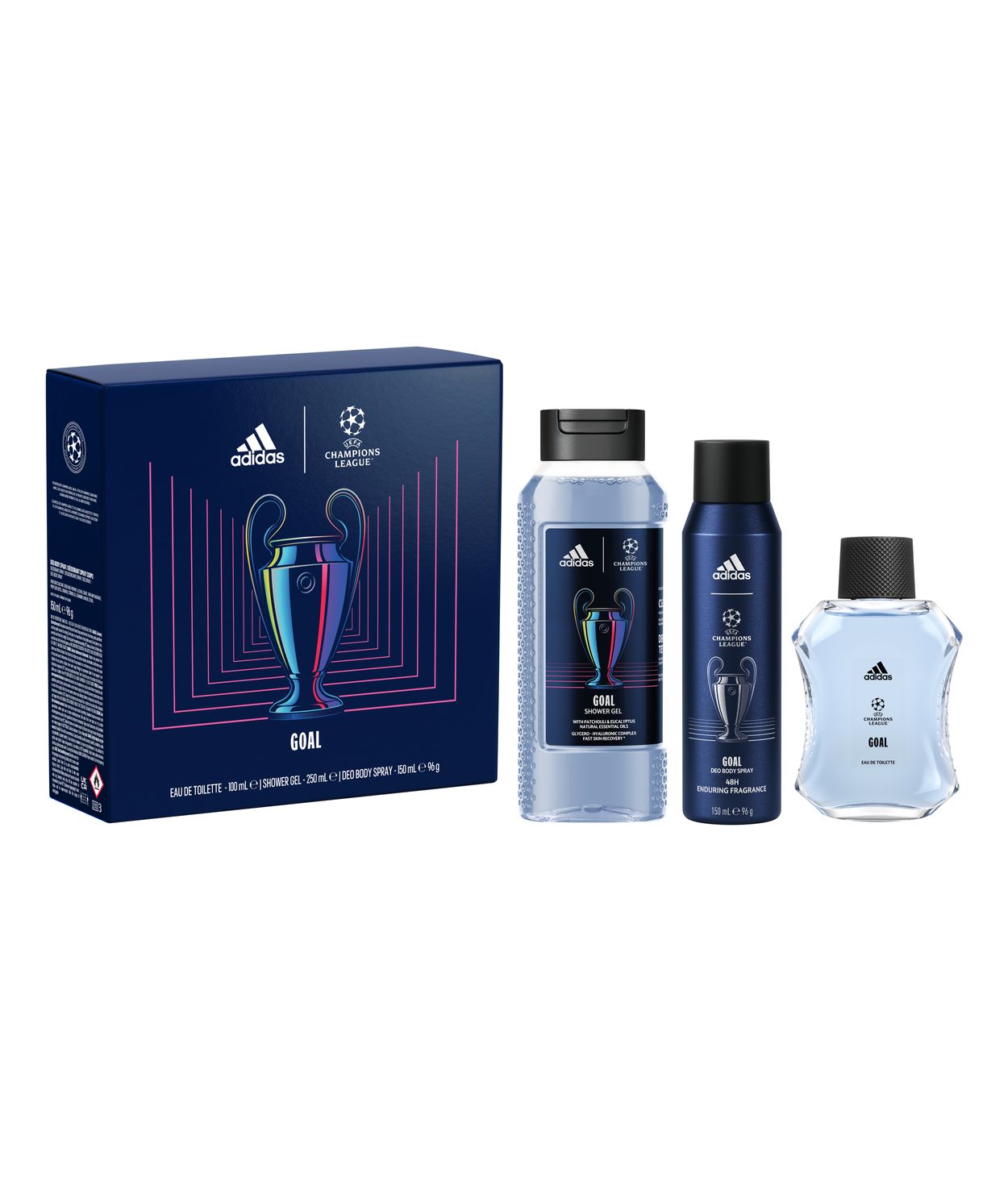 Adidas UEFA 11 edt 100ml,ShowerGel 250ml,BS 150ml