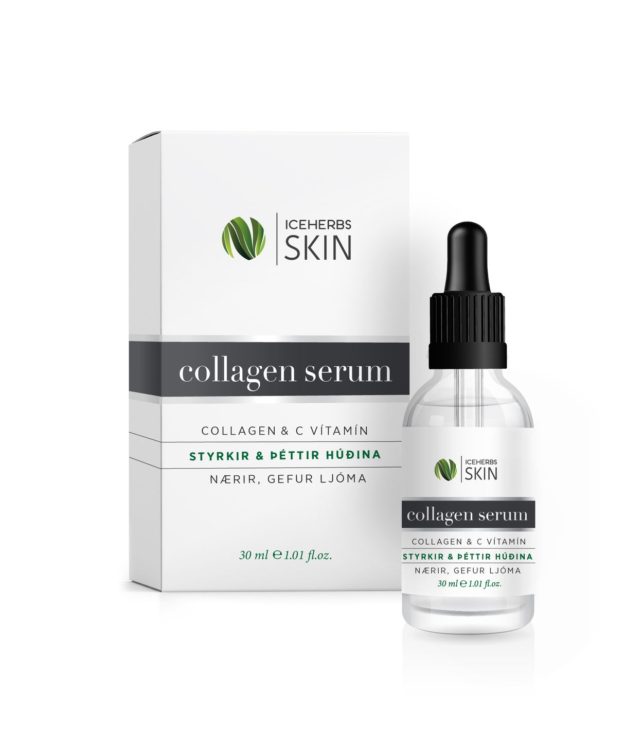 ICEHERBS SKIN Collagen Serum C vítamín 30ml