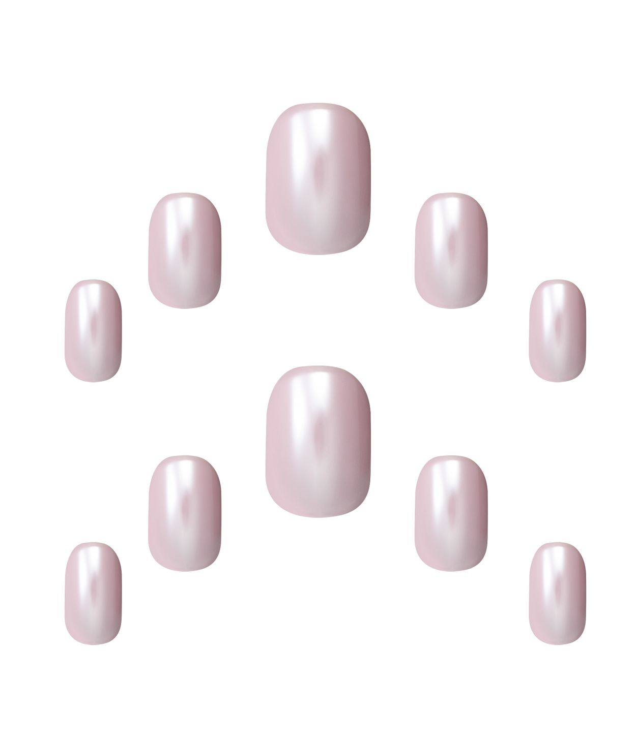Elegant Touch Petite Glass nails Sugar Snow