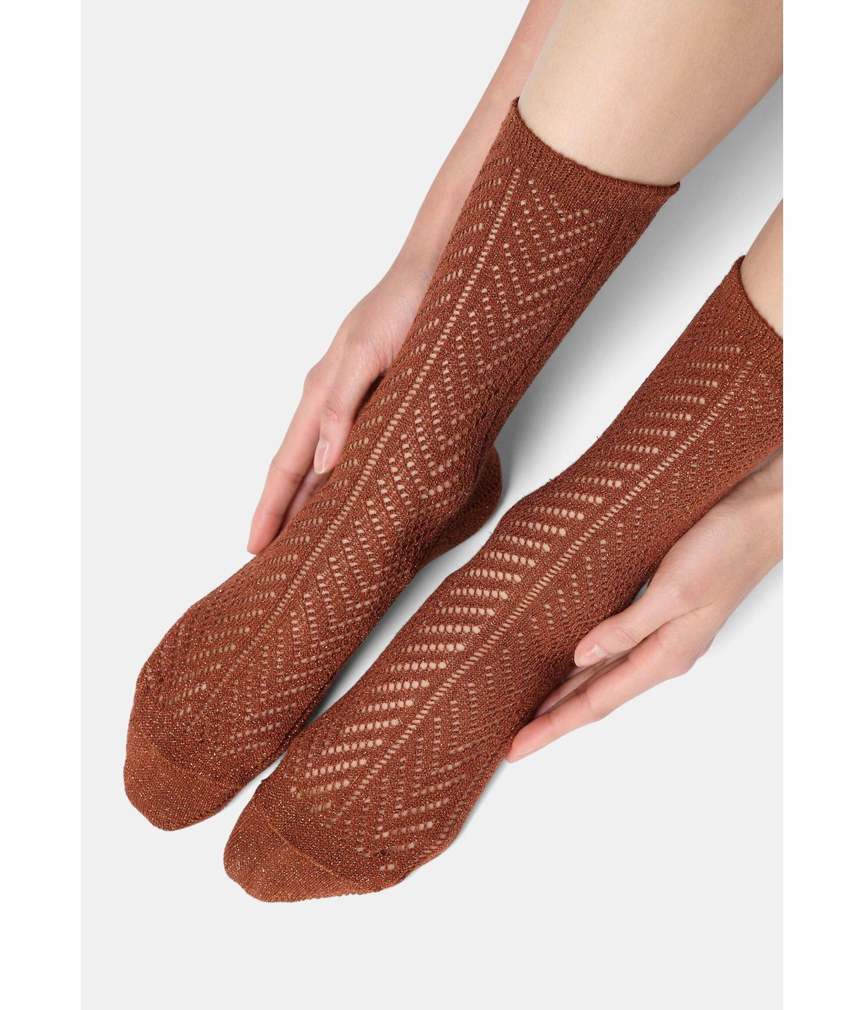 Oroblu Bright knit socks Gold