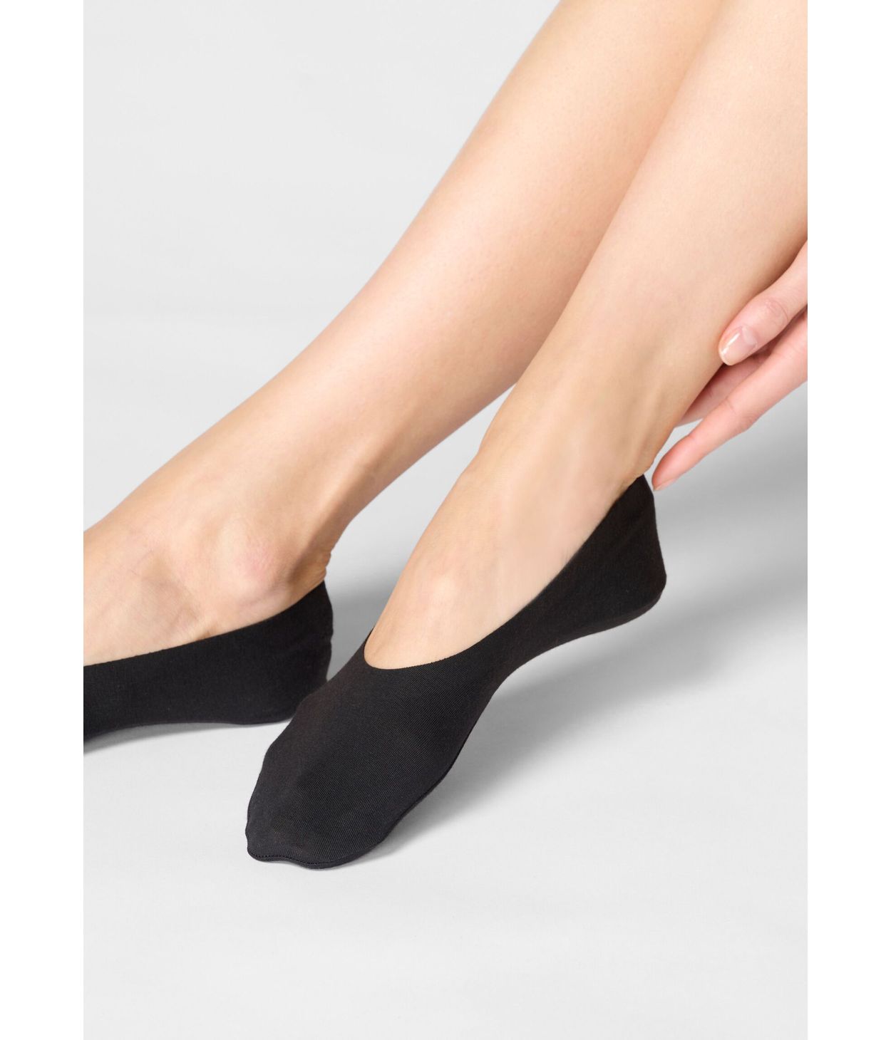 Oroblu Sottopiede Solange cotton 2P Black