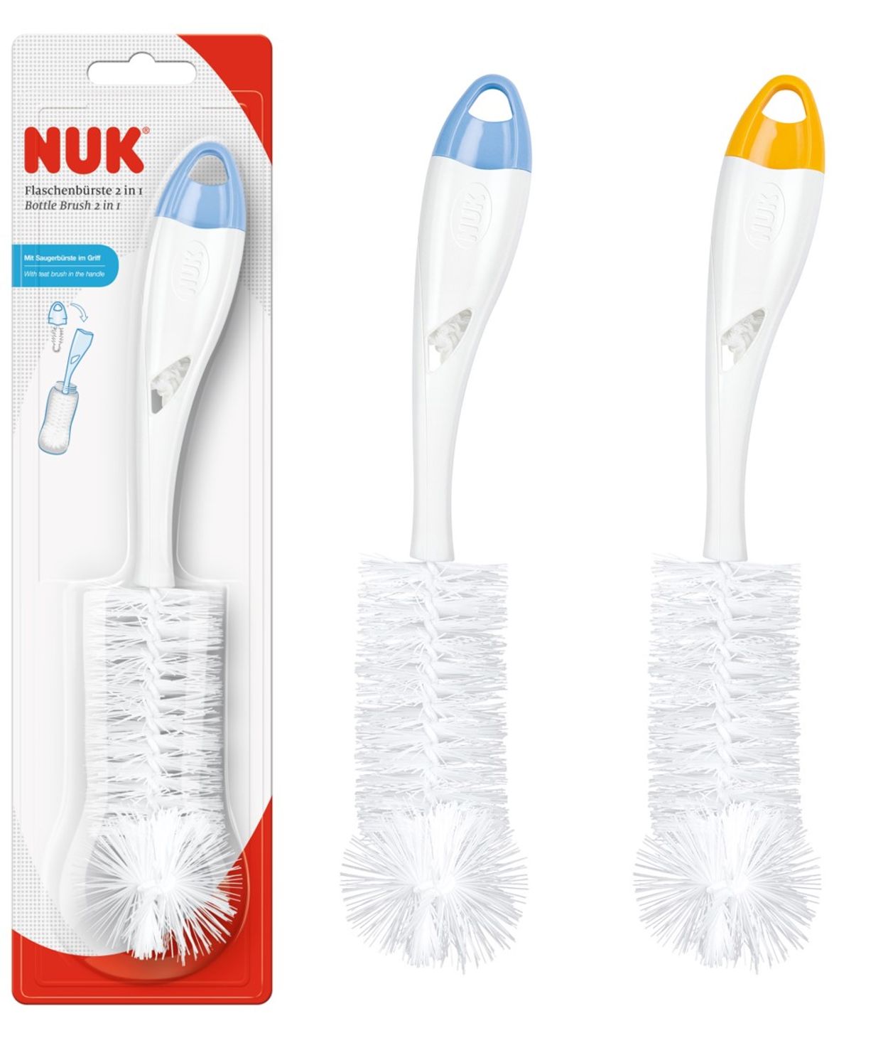 NUK Pelabursti 2in1