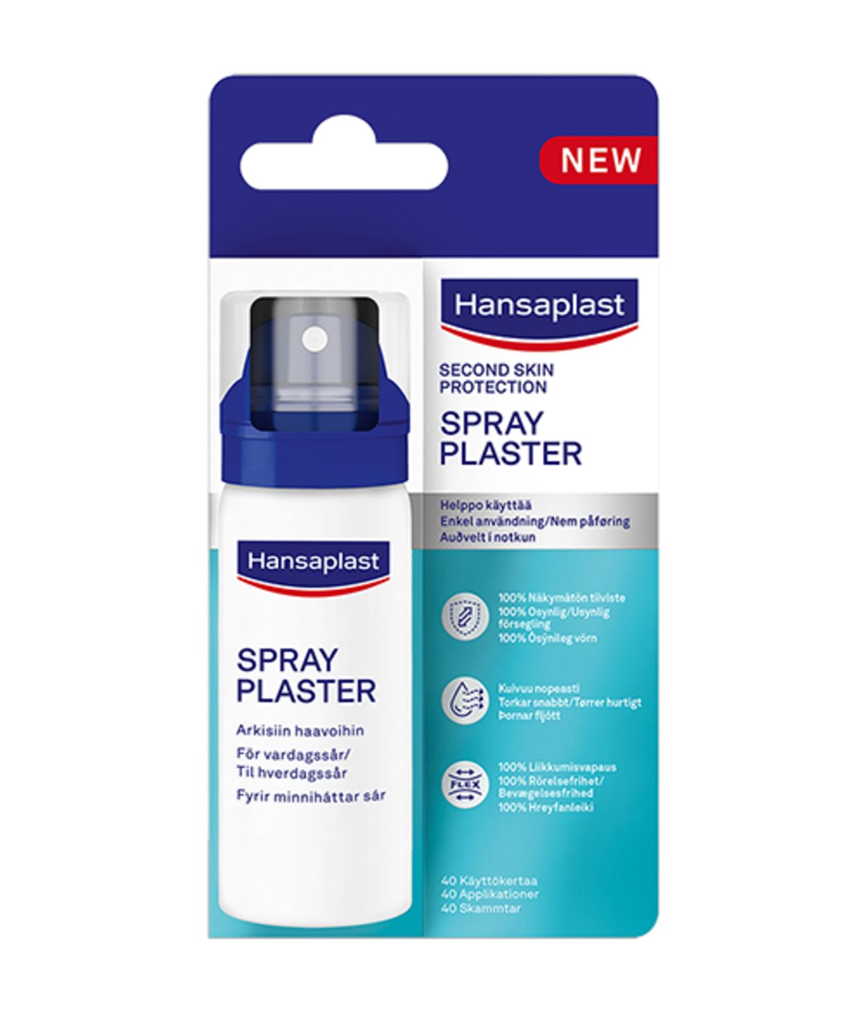 Hansaplast Sprey Plaster Second Skin