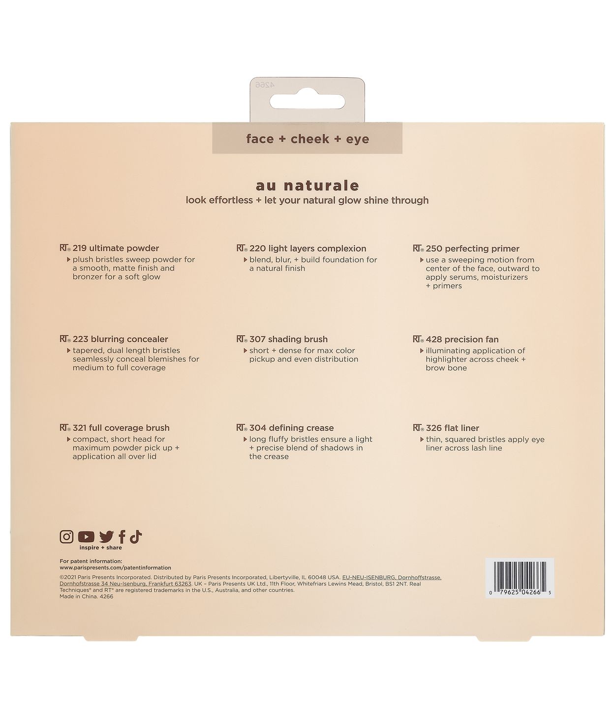 REAL TECHNIQUES Au Naturel Set