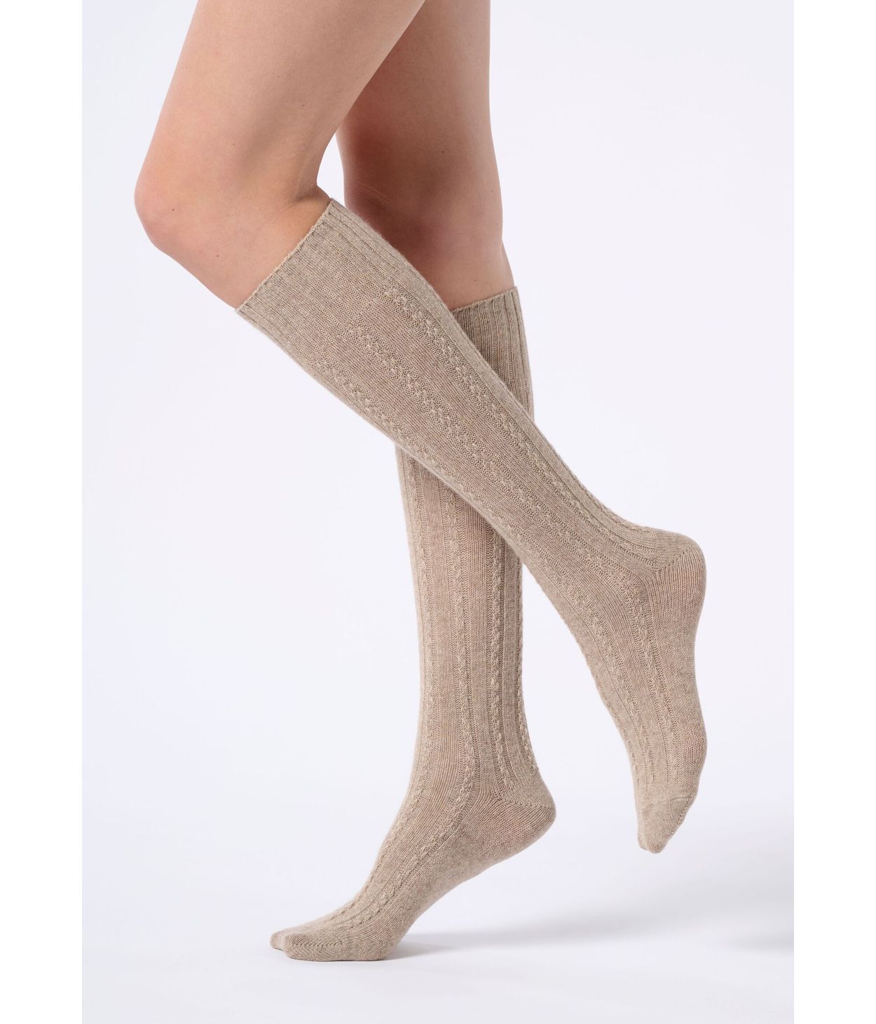 Oroblu Nancy kneehighs Beige Melange
