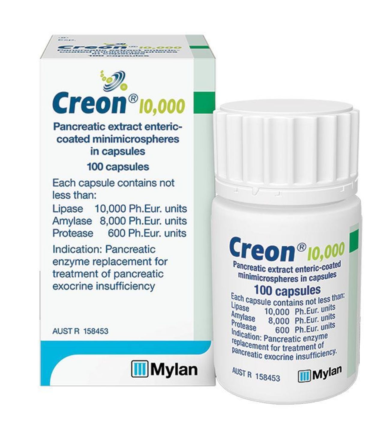 Creon 10.000 sh-hylki 100 stk