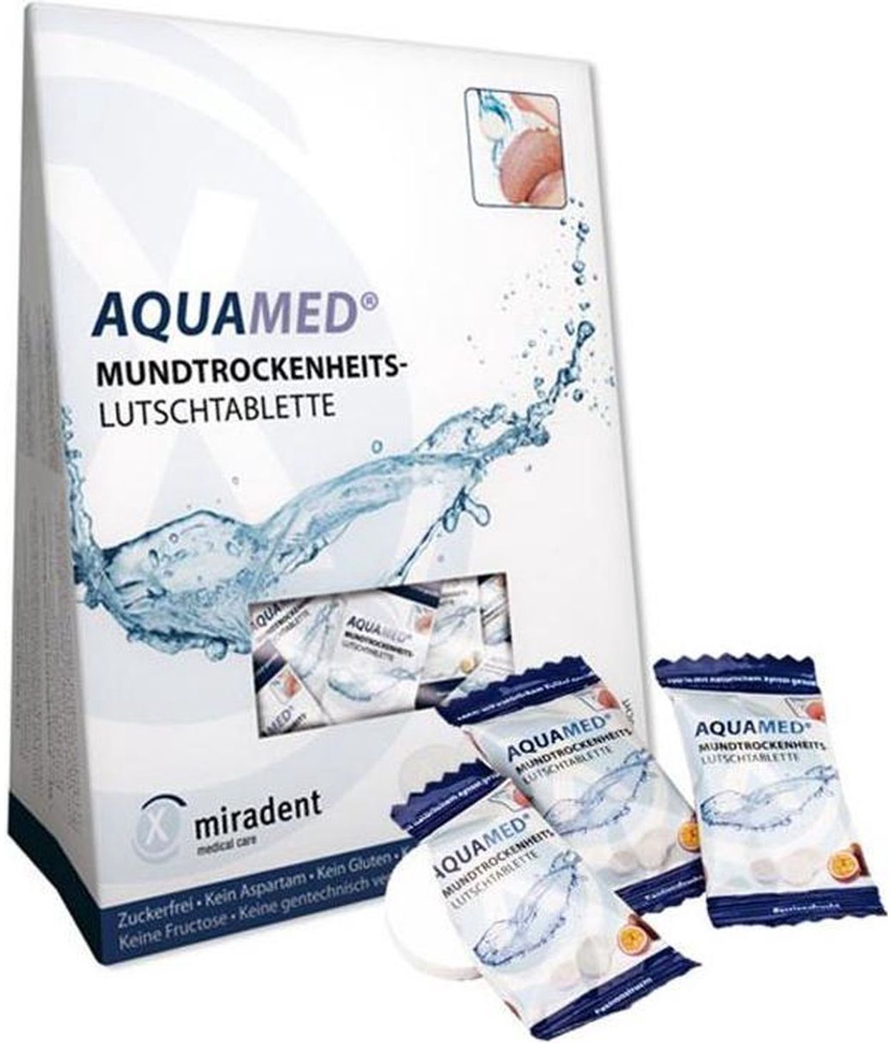 MIRADENT Aqumed Töflur við Munnþurrki 26stk