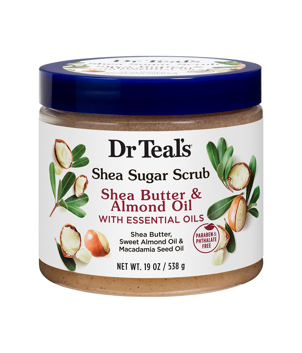 Dr.Teal's Shea Butter & Almond Sugar Scrub 538g