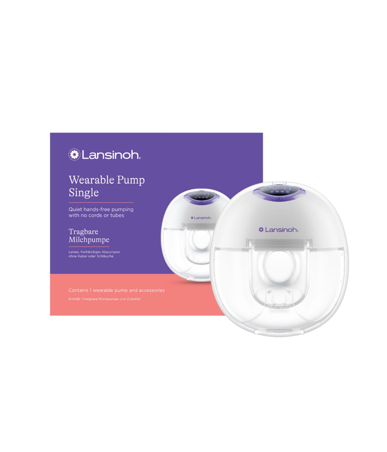 Lansinoh einföld handfrjáls brjóstadæla