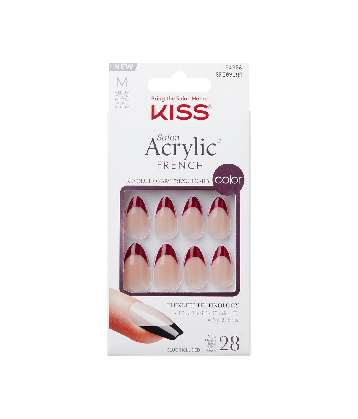 KISS Salon Acrylic French Color Catchy