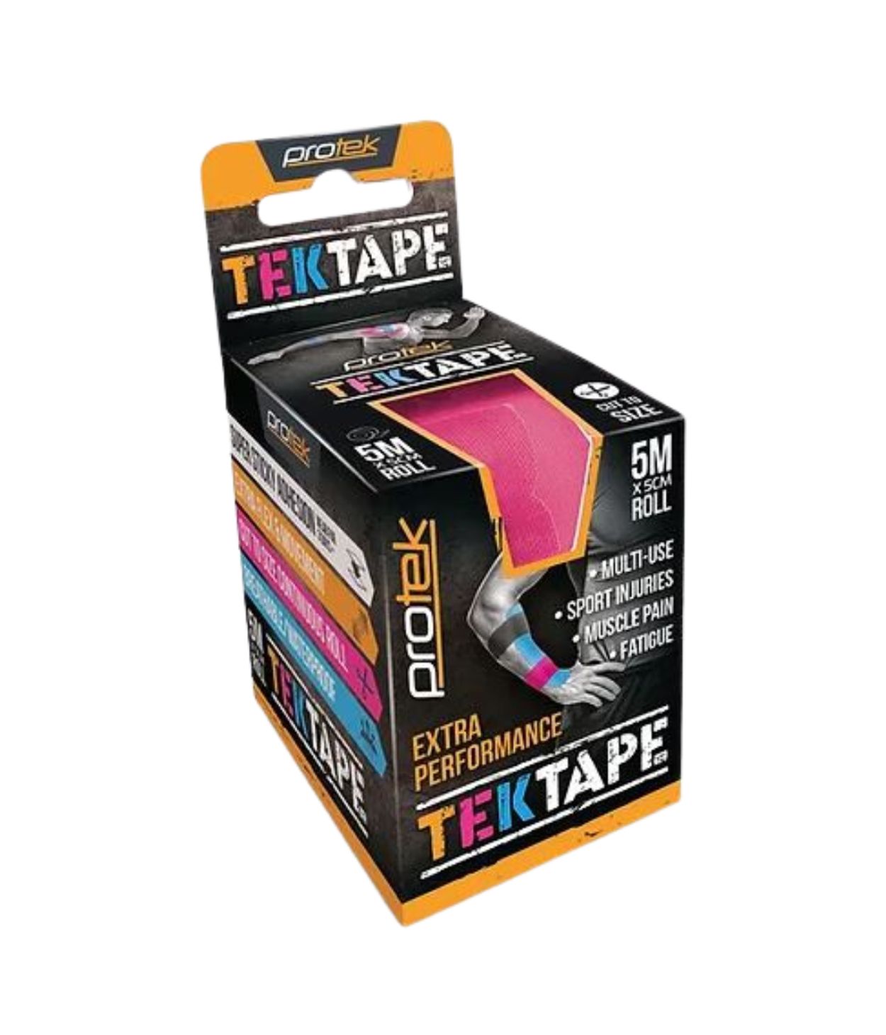 Protek TEKTAPE Kinesiology Tape 5cm x 5m Pink