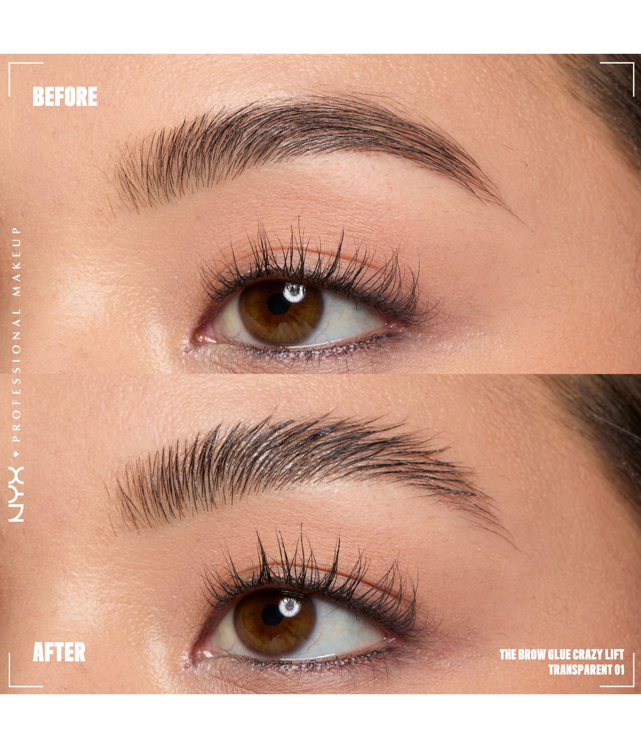 NYX  The Brow Glue Crazy Lift 01 Transparent 6ml