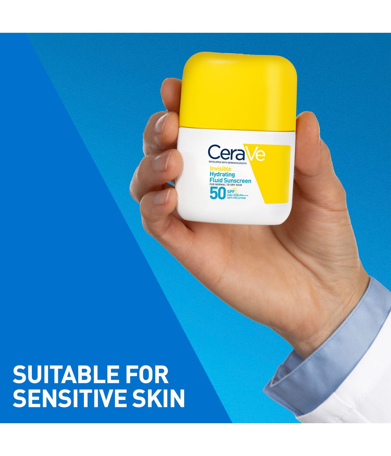 CeraVe Invisible Hydrating Fluid Sunscreen SPF50