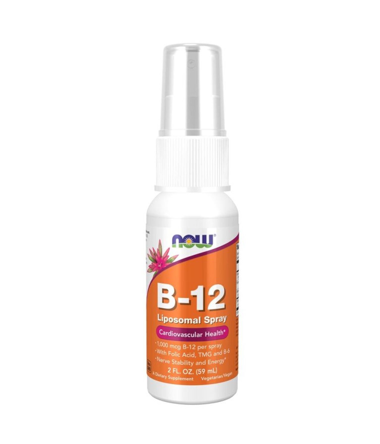 NOW B12 Vitamin Munnúði 59ml
