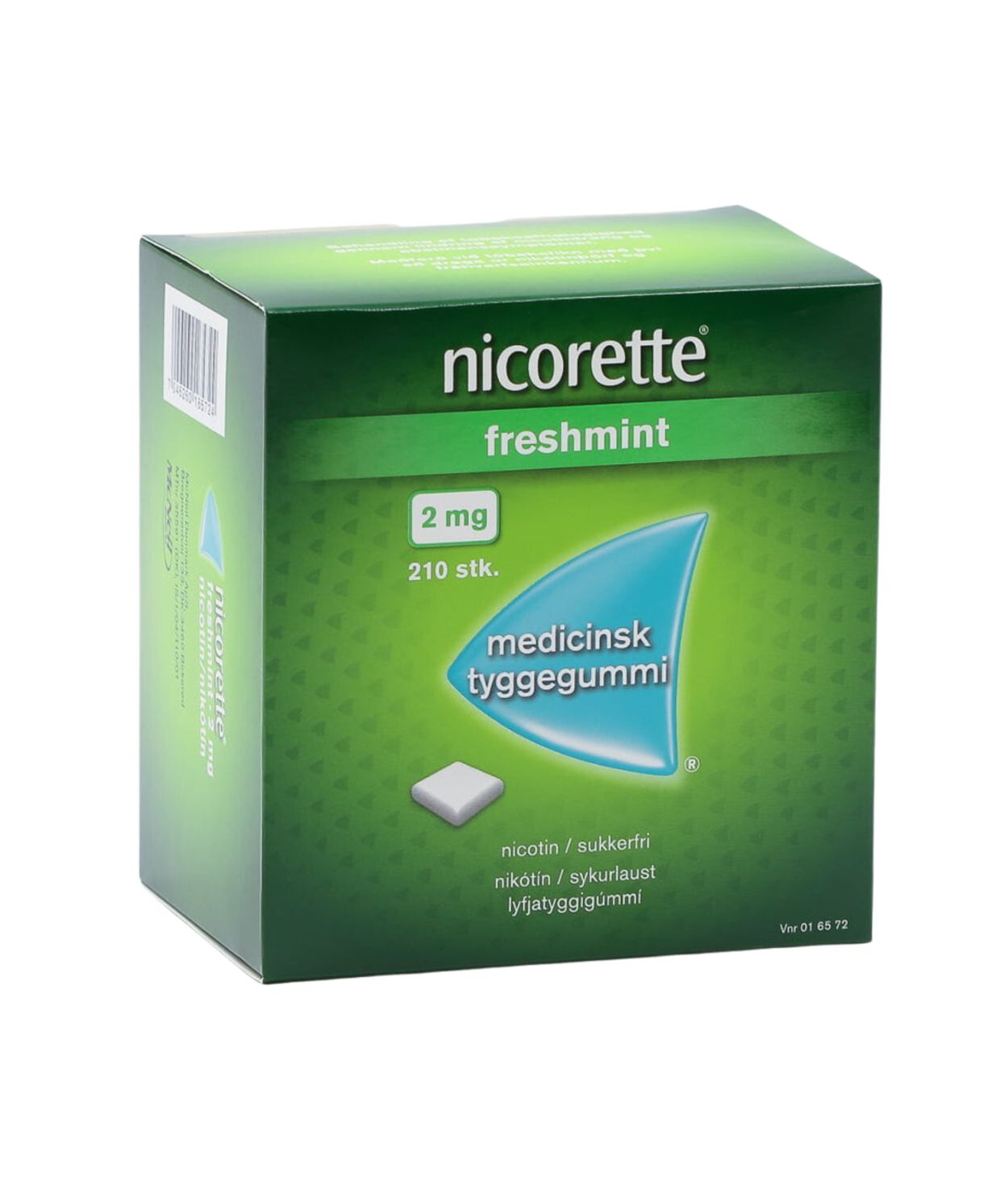 Nicorette Freshmint tyggigúmmí 2mg 210stk