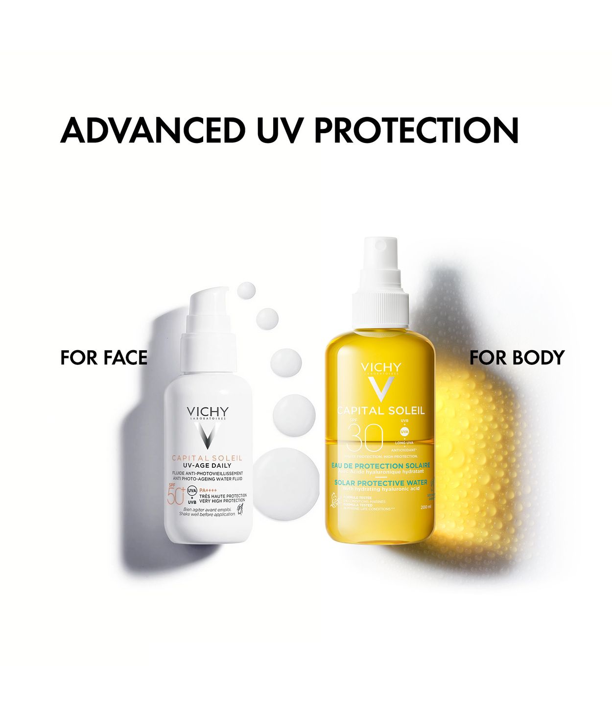 VICHY CS Hydrate Water Face Body SPF30 200ml