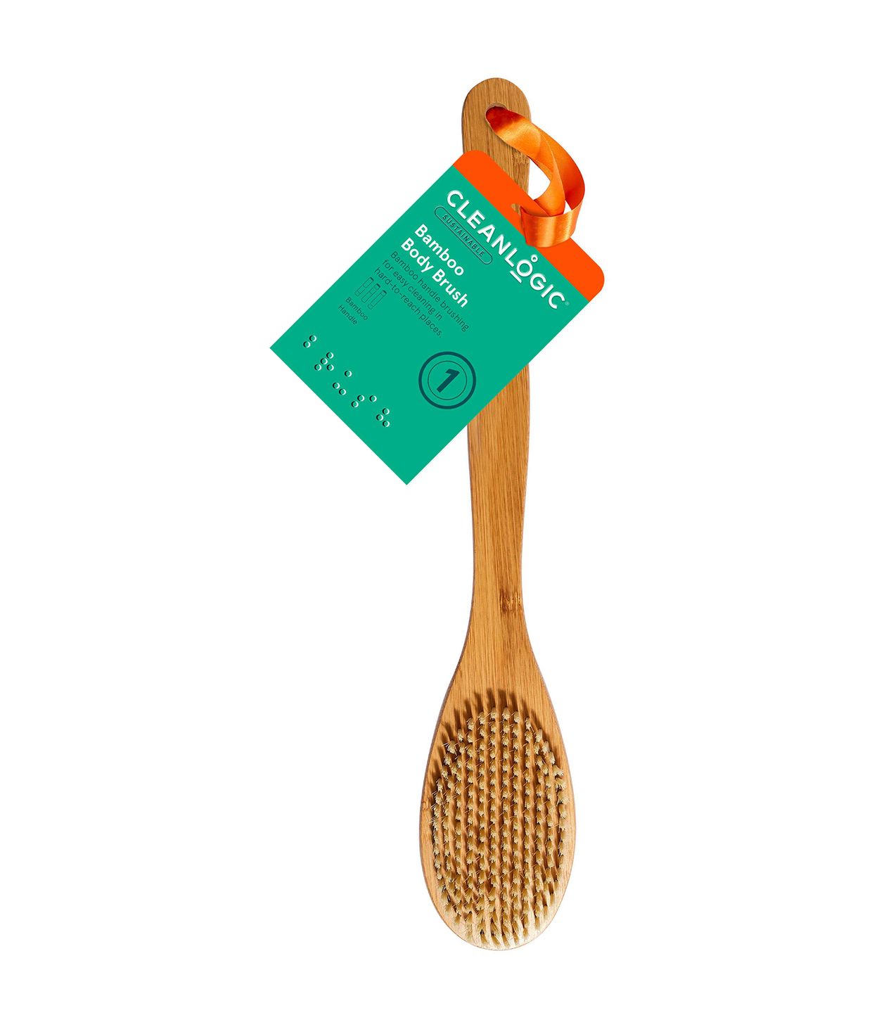 CLEANLOGIC Bamboo Body Brush