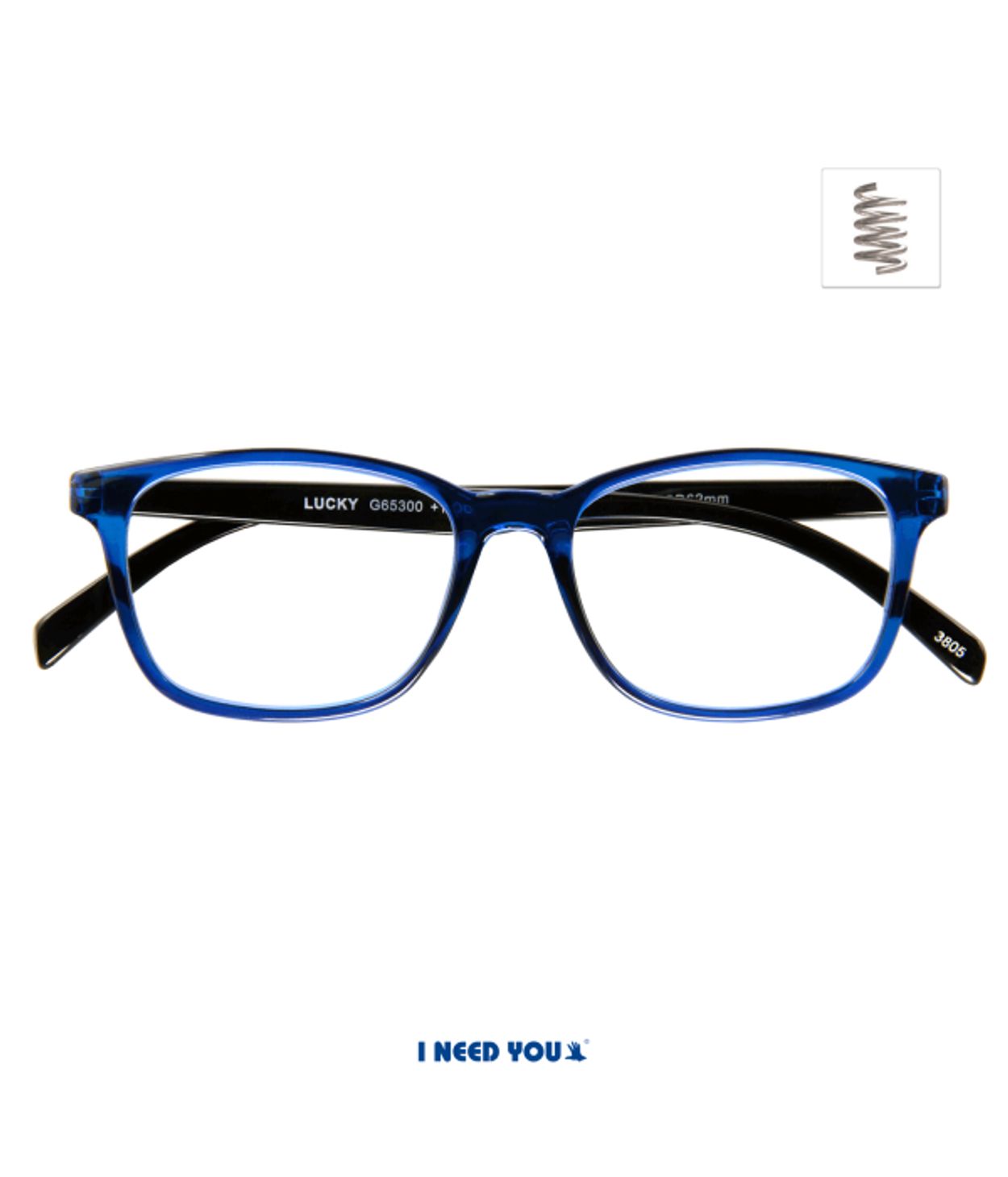 I Need You Gleraugu Lucky Blue