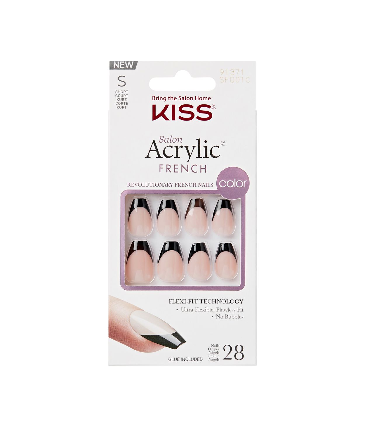 KISS Salon Acrylic French Color Flame