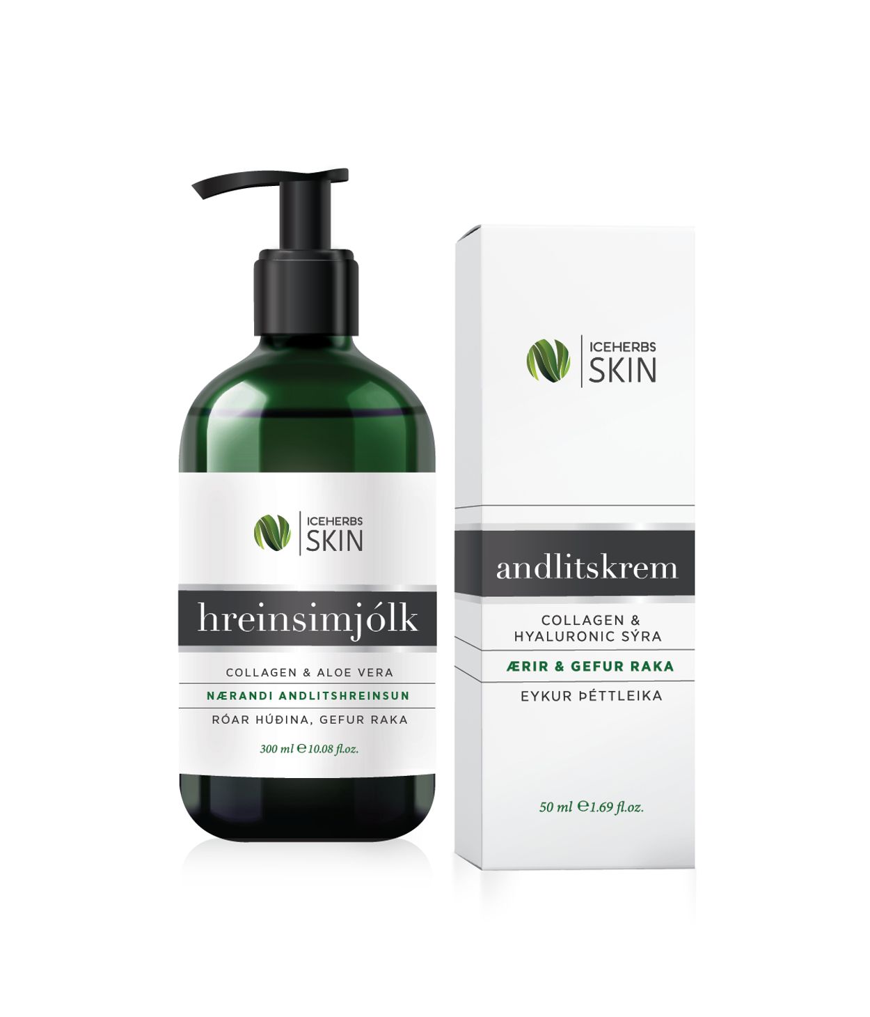 ICEHERBS SKIN Facial Glow Gjafasett