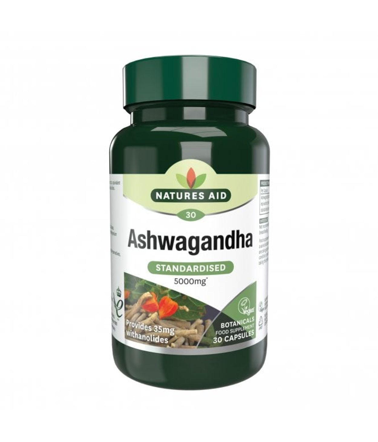 Natures Aid Ashwagandha 500mg 30stk