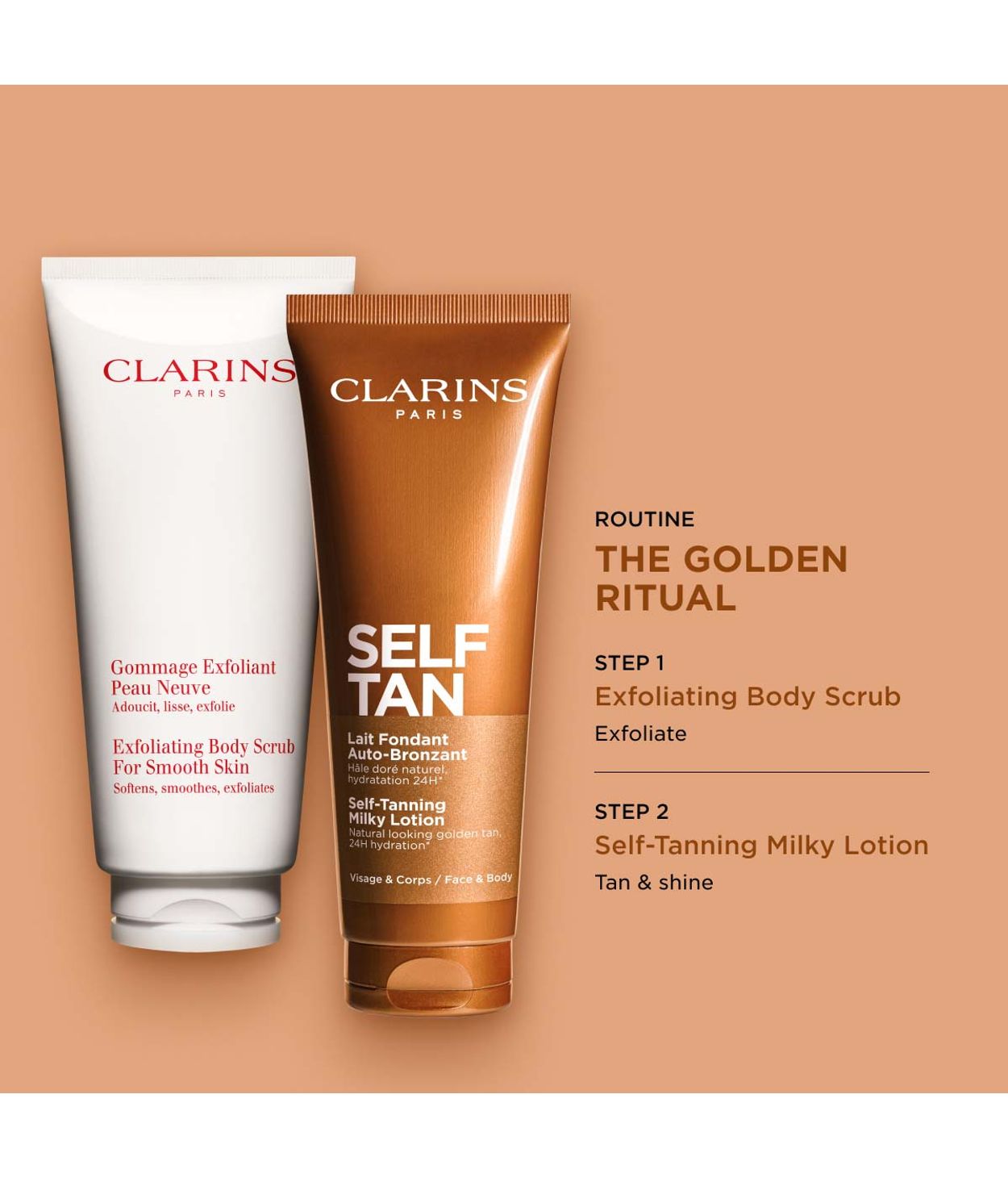 CLARINS Self Tanning Milky Lotion Face and Body