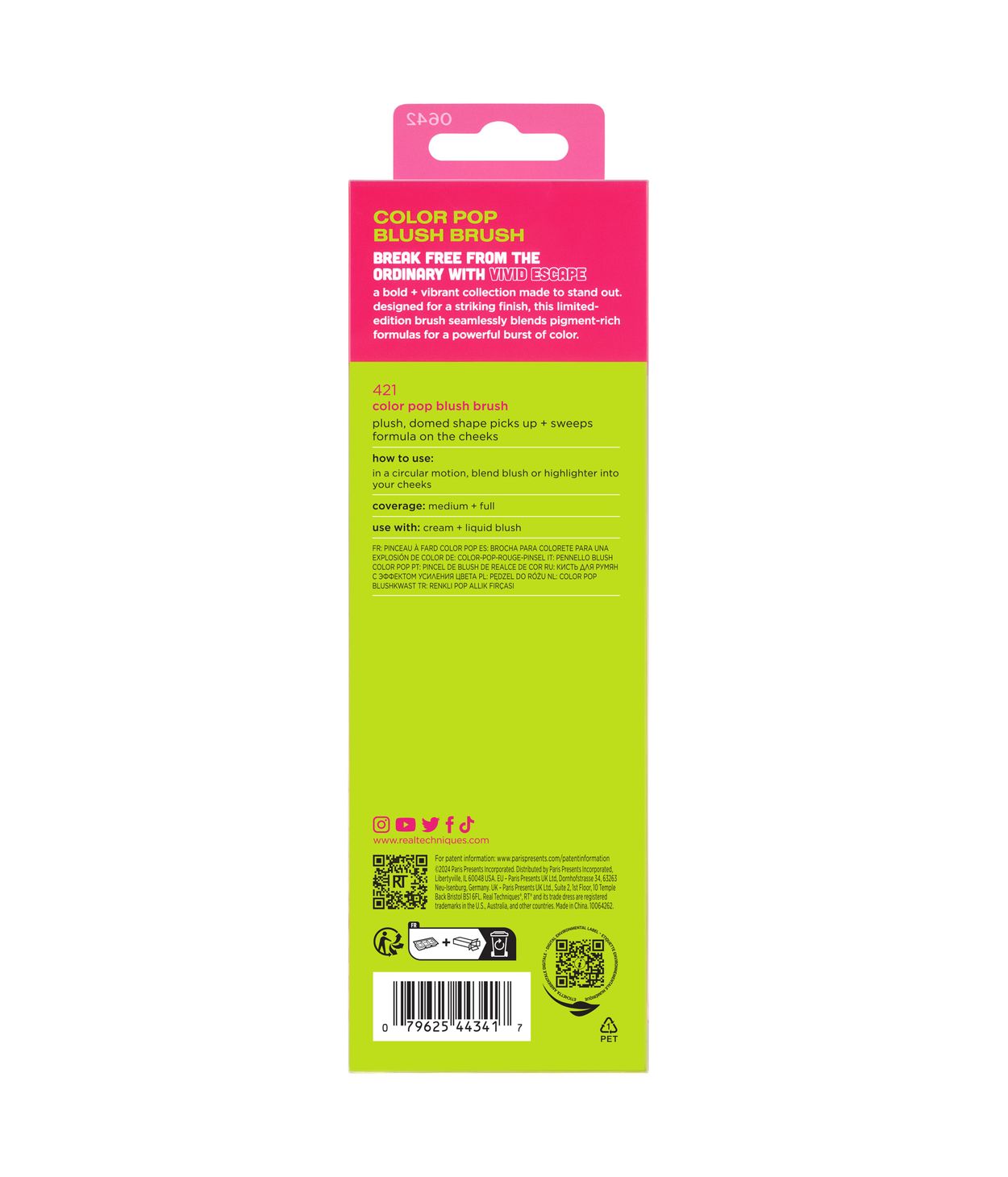 REAL TECHNIQUES VE Color Pop Blush brush