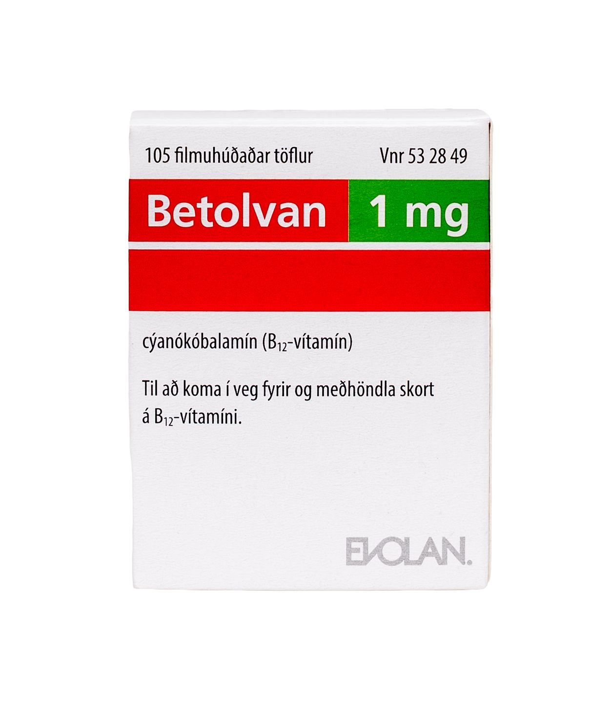 Betolvan, filmhtfl 1 mg 105 stk