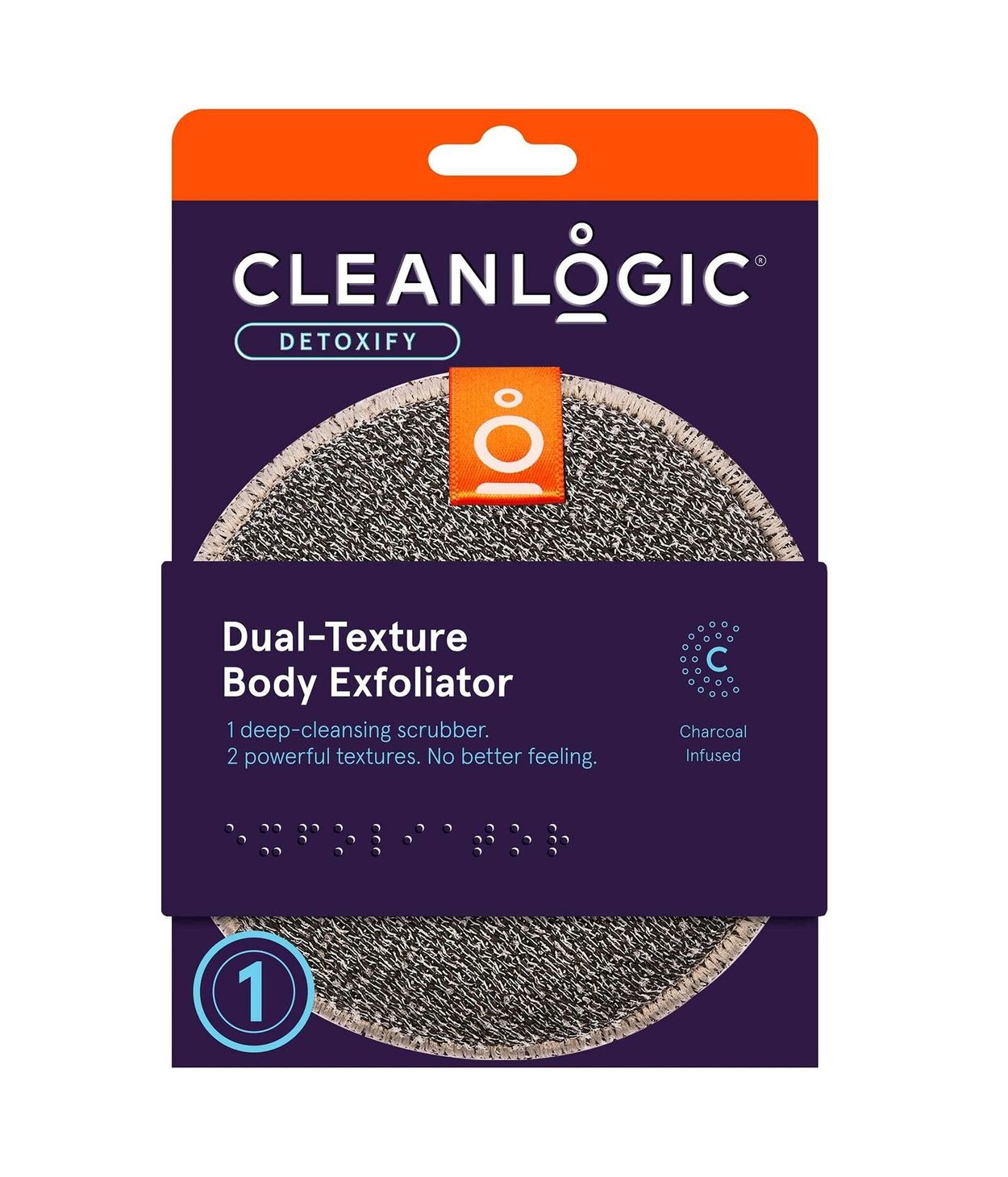 CLEANLOGIC Dual Texture Body Exfoliator