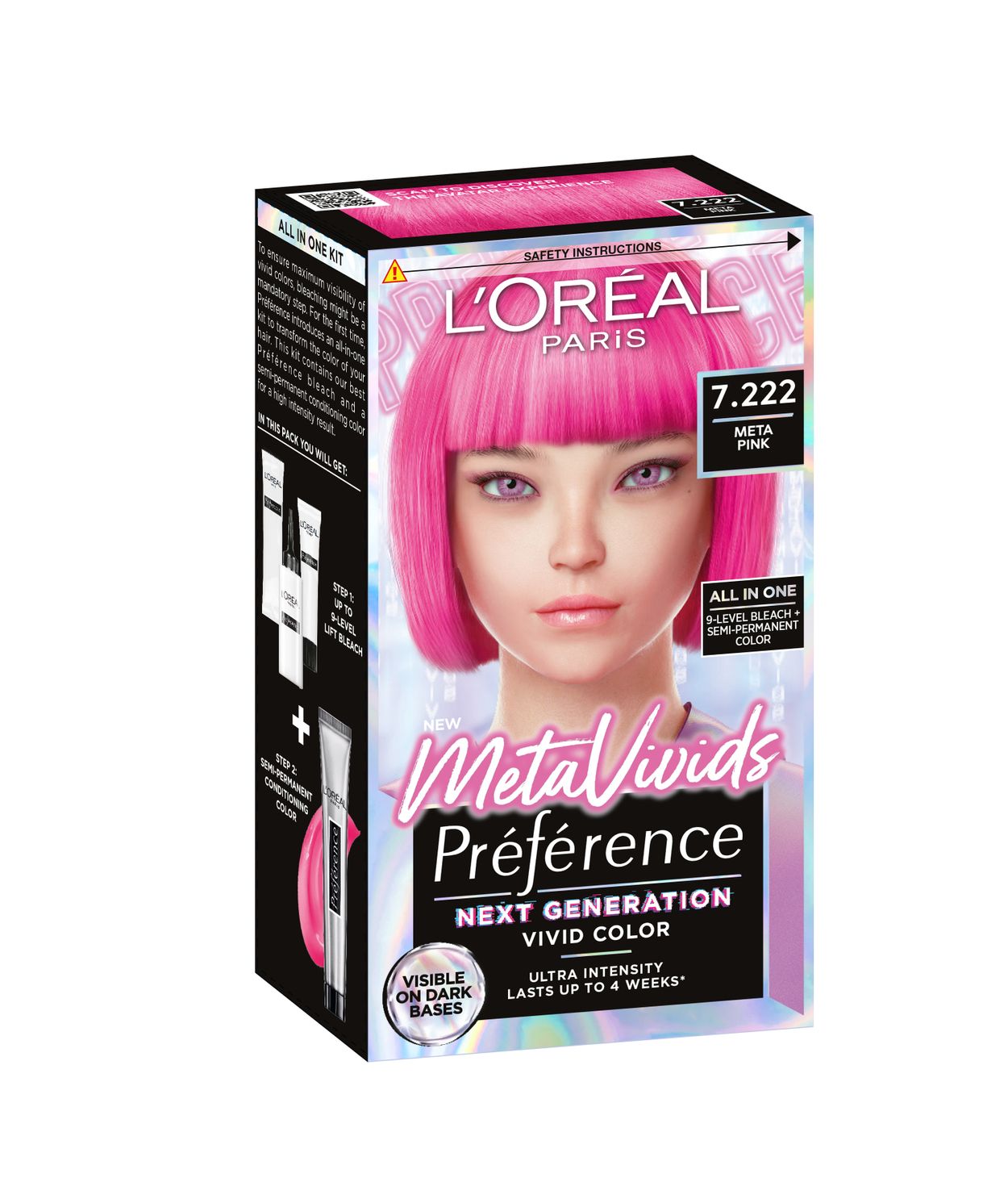 L'ORÉAL Preference Metal  Vivids Pink