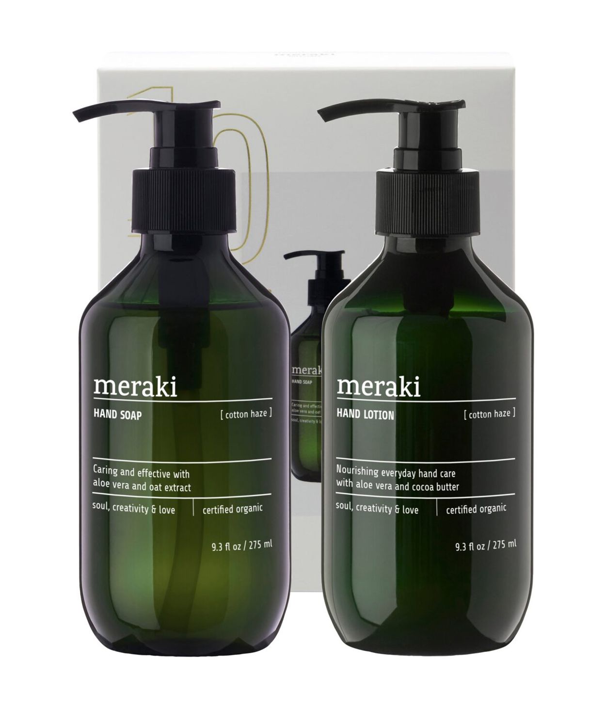 Meraki Cotton Haze Handsápa og handáburður