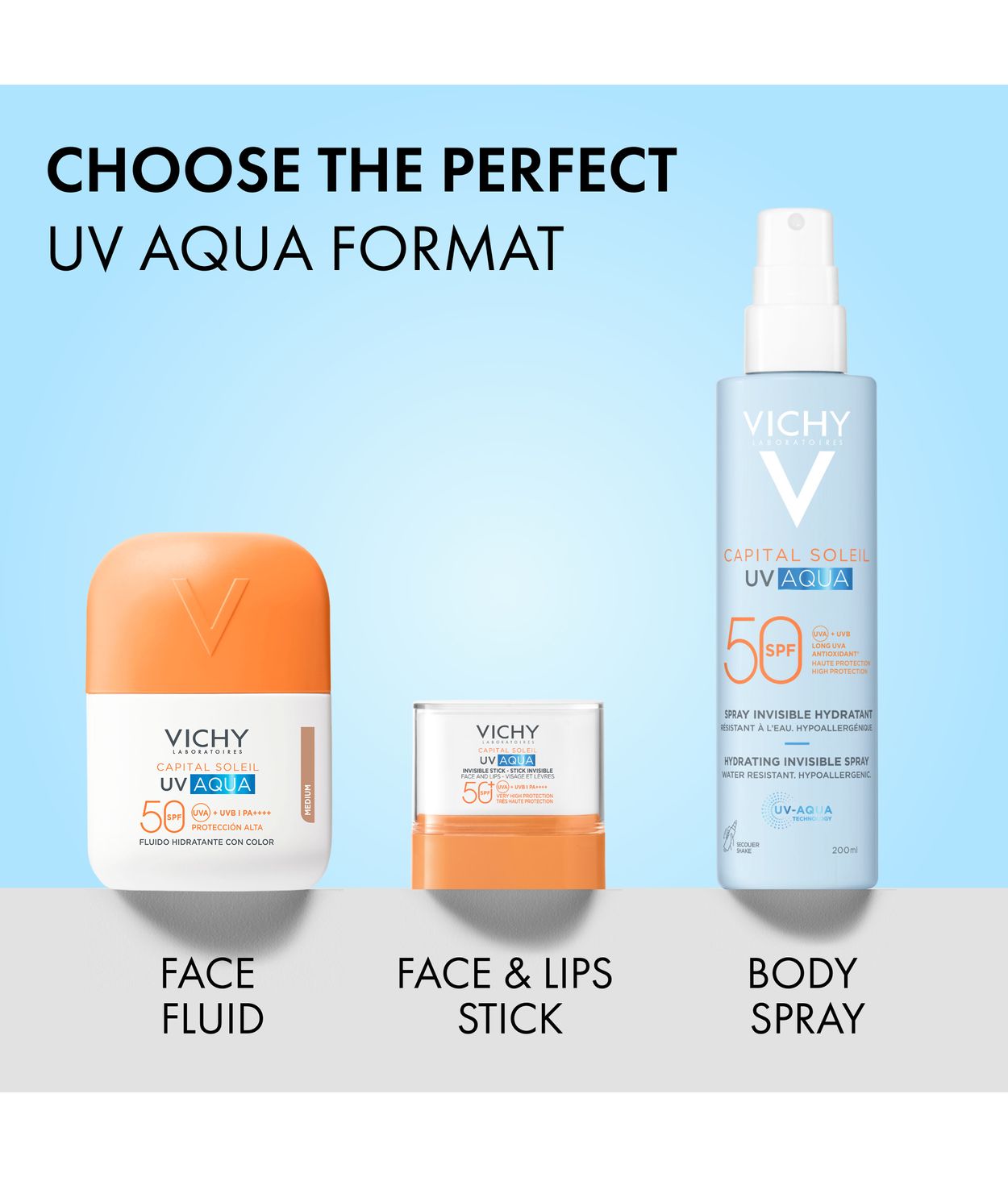 VICHY CS UV Aqua Hydrating Invisible stick SPF 50+