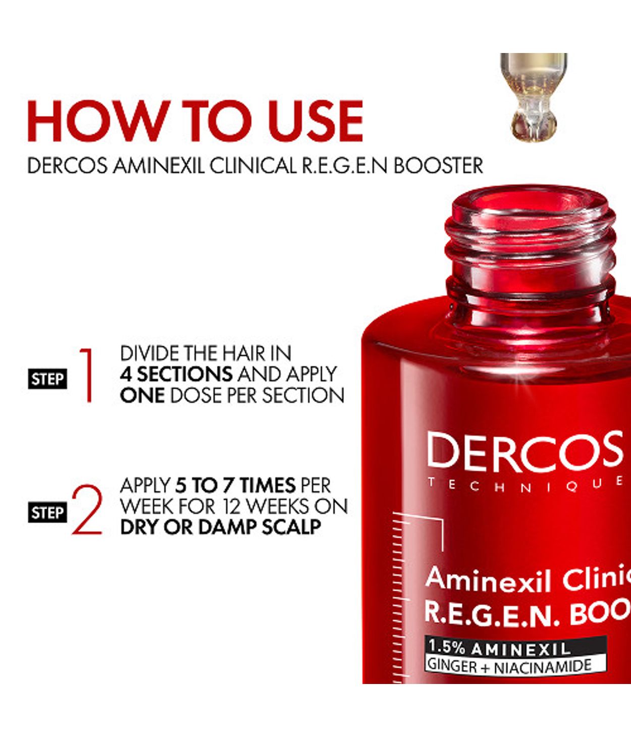 VICHY Derc Aminexil R.E.G.E.N booster 90ml