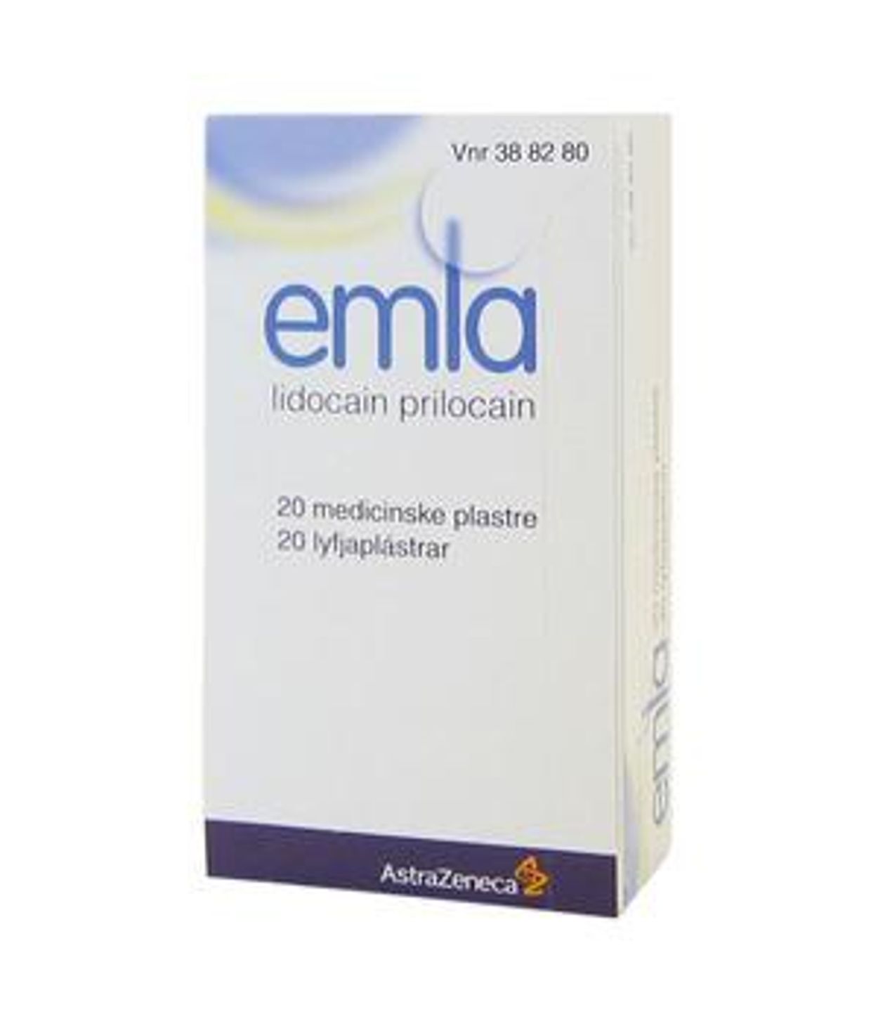 Emla, plástur 0 20 stk test