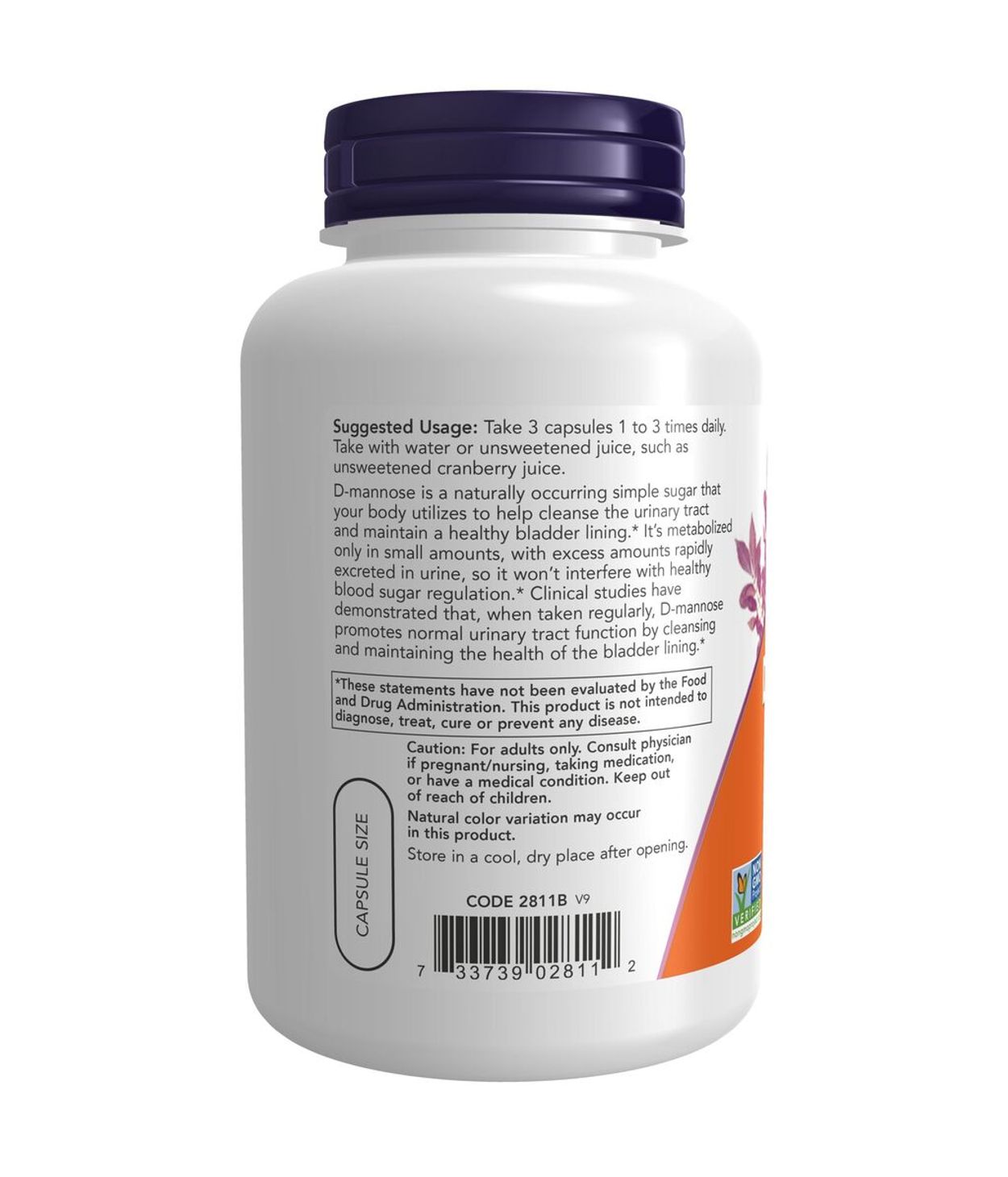 NOW D-Mannose 120stk