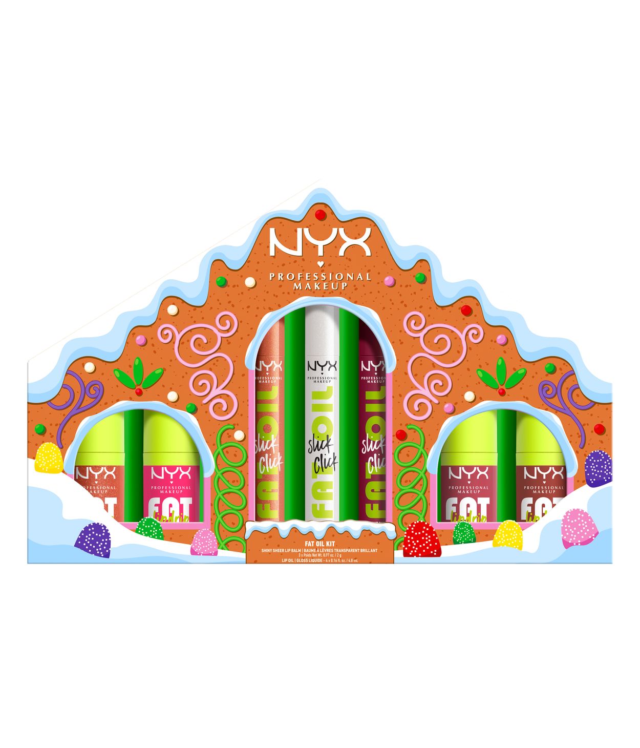 NYX Fat Oil Gingerbread House Kit