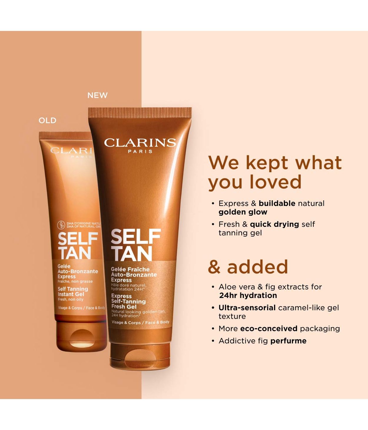 CLARINS Self Tanning Gel Face and Body Tanner