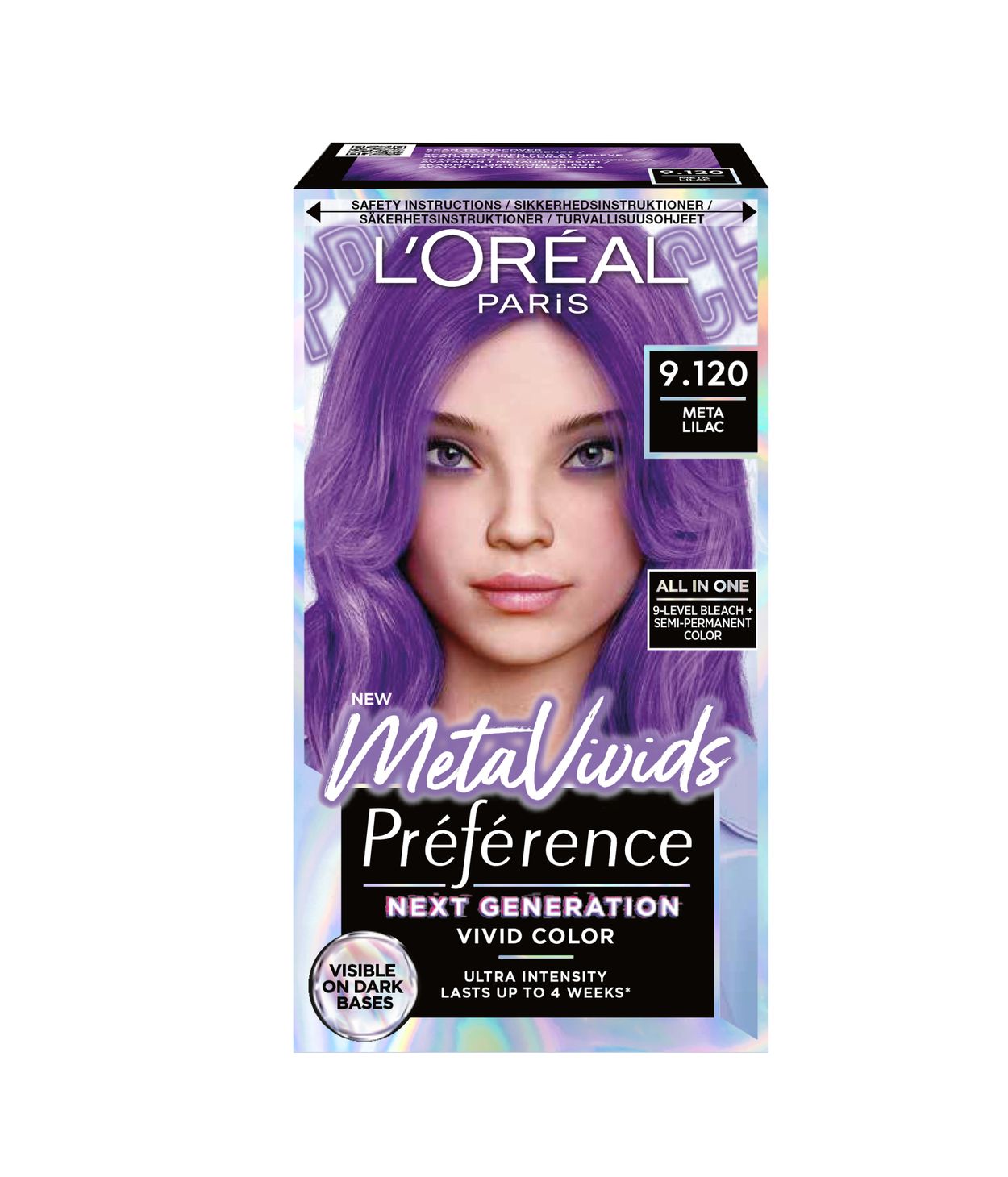 L'ORÉAL Preference Metal Vivids Lilac