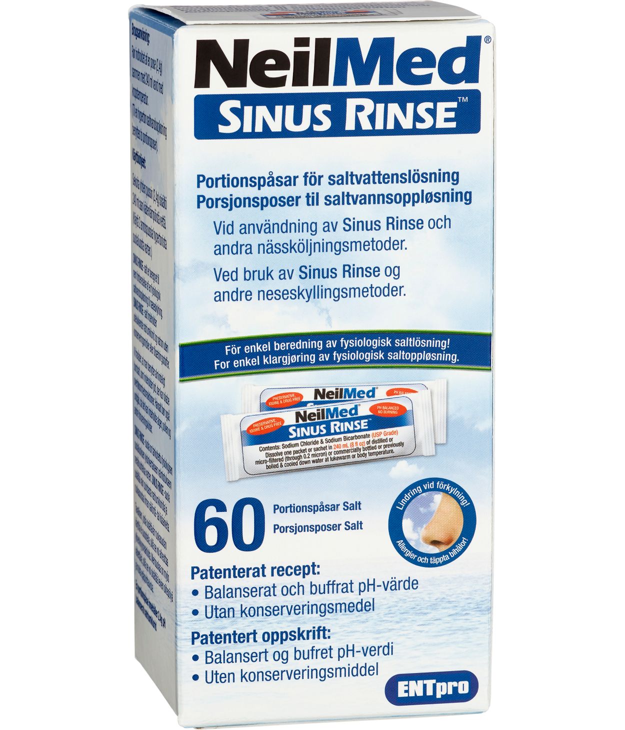 NeilMed Sinus Rinse Sachets 60 Pokar