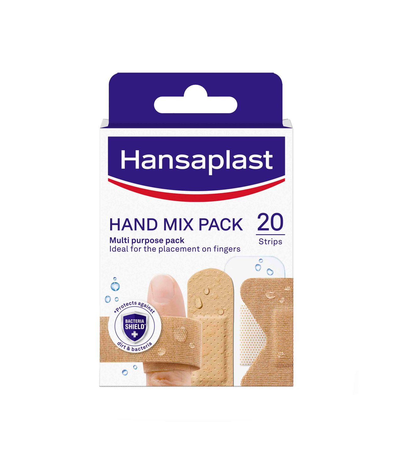 Hansaplast Hand Mix Pack 20stk