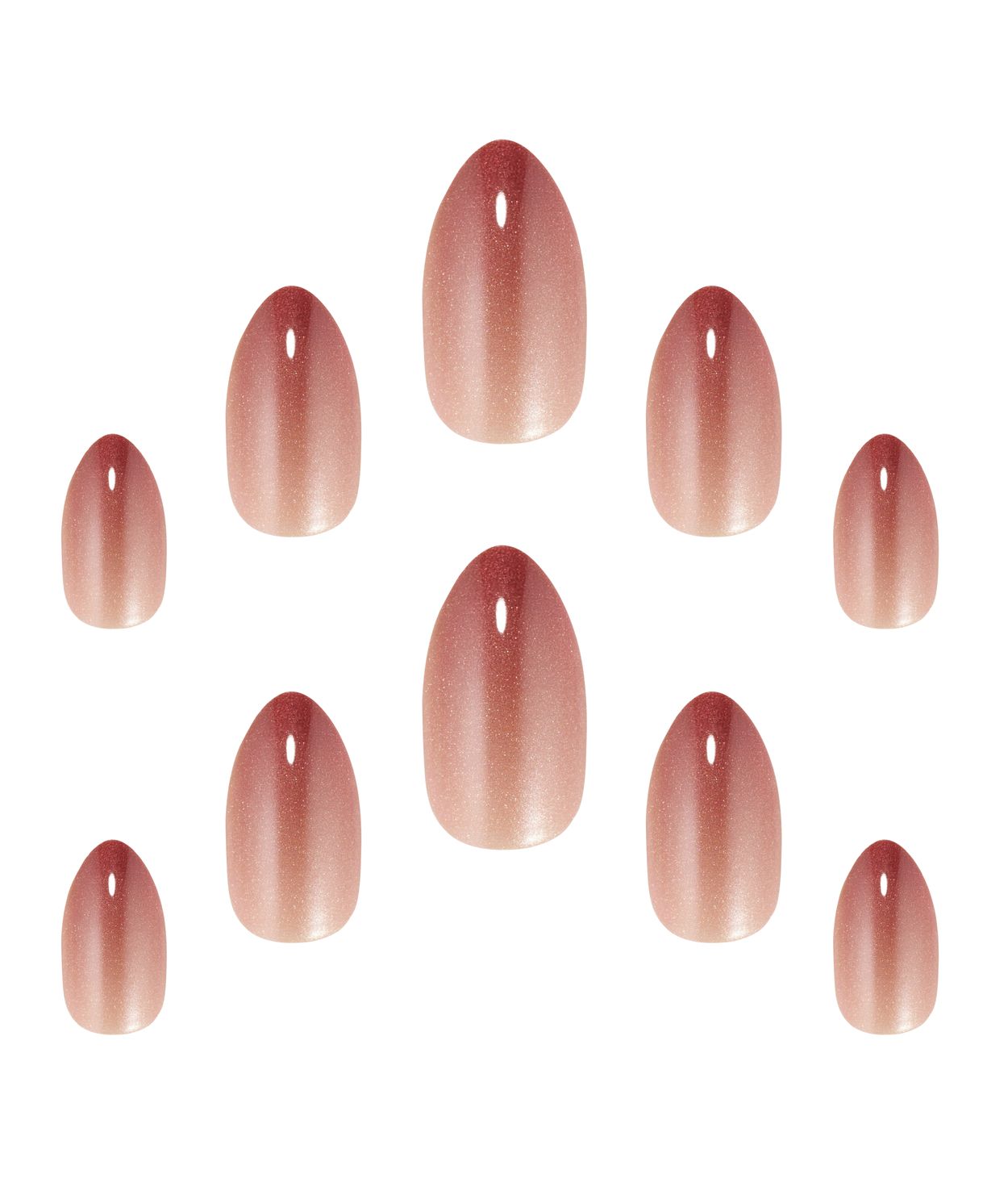 Elegant Touch Cat eye Glittering Chestnut