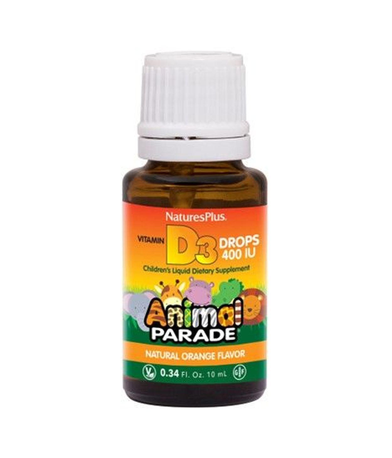Animal Parade D3-Dropar 200iu 10ml