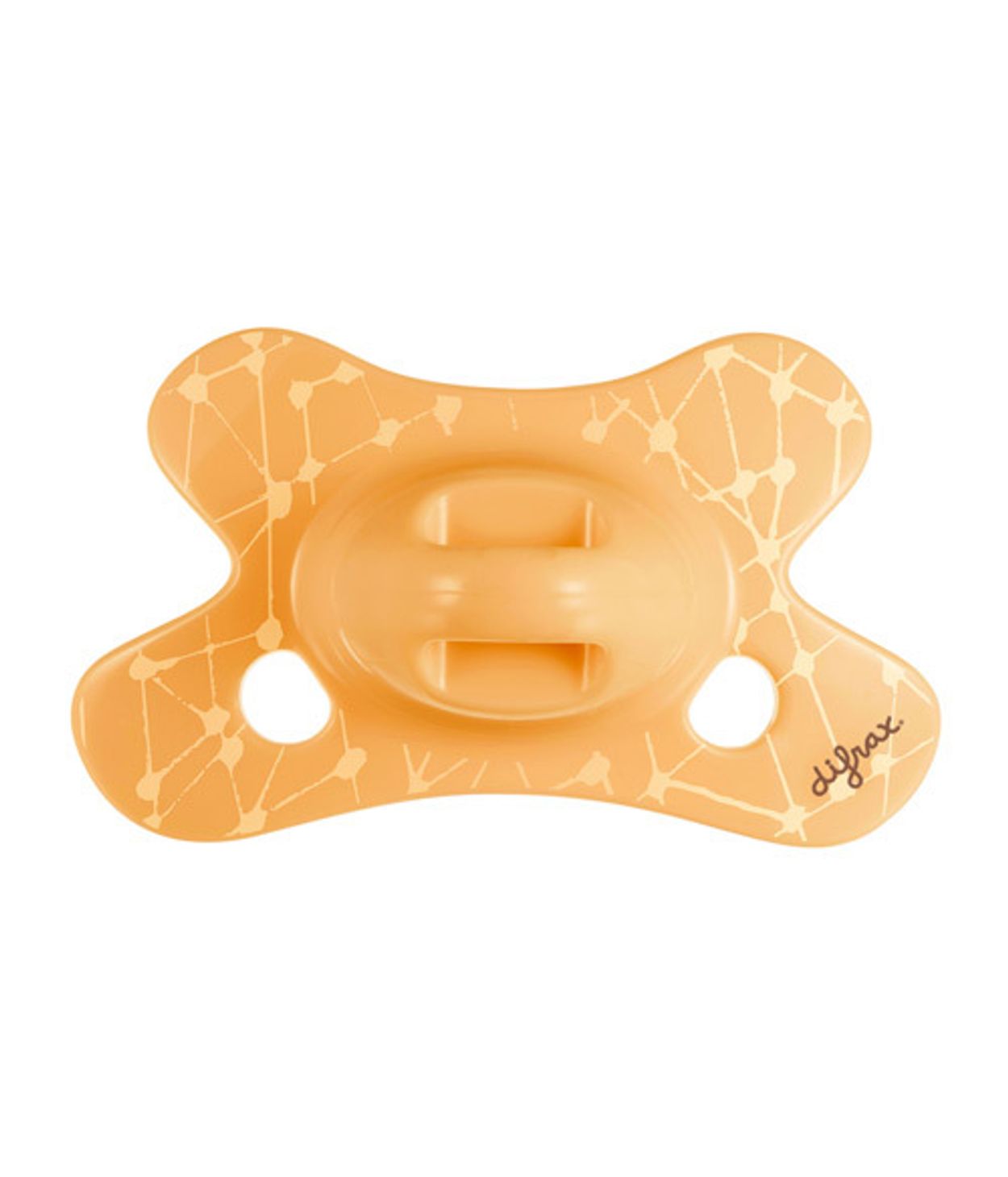 Difrax Natural snuð 0-6 mánaða Apricot grid