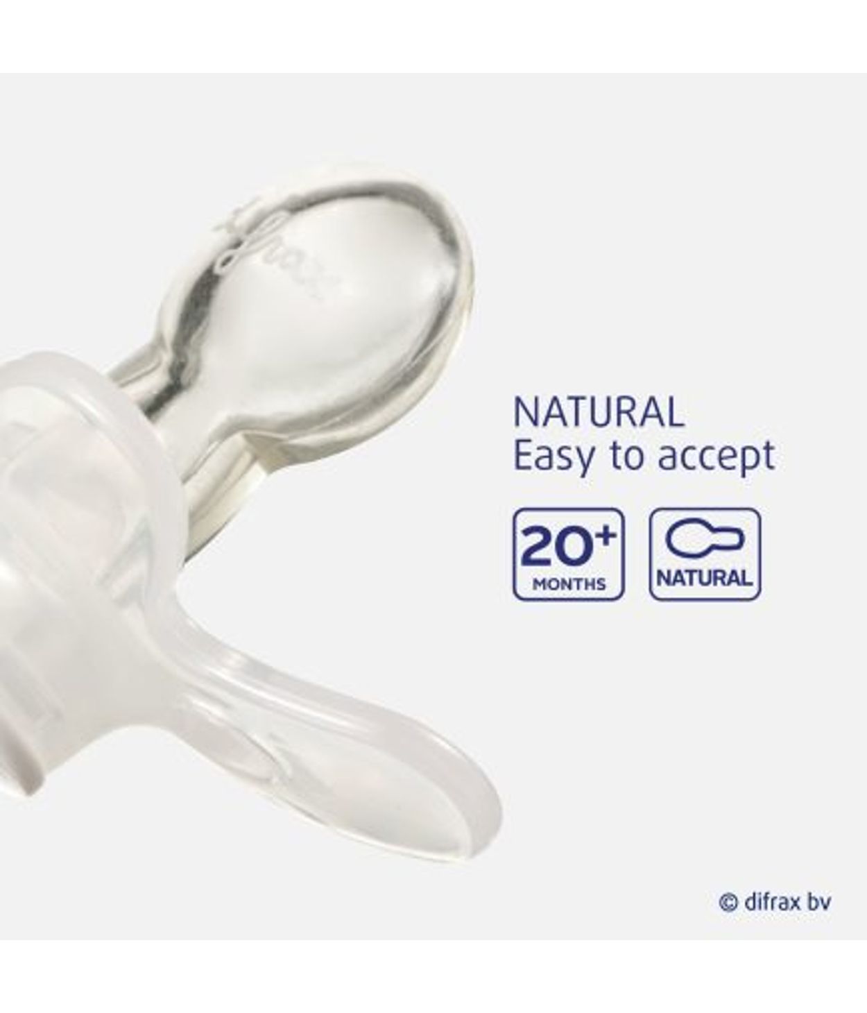 Difrax Natural snuð 20+ mánaða Cinnamon