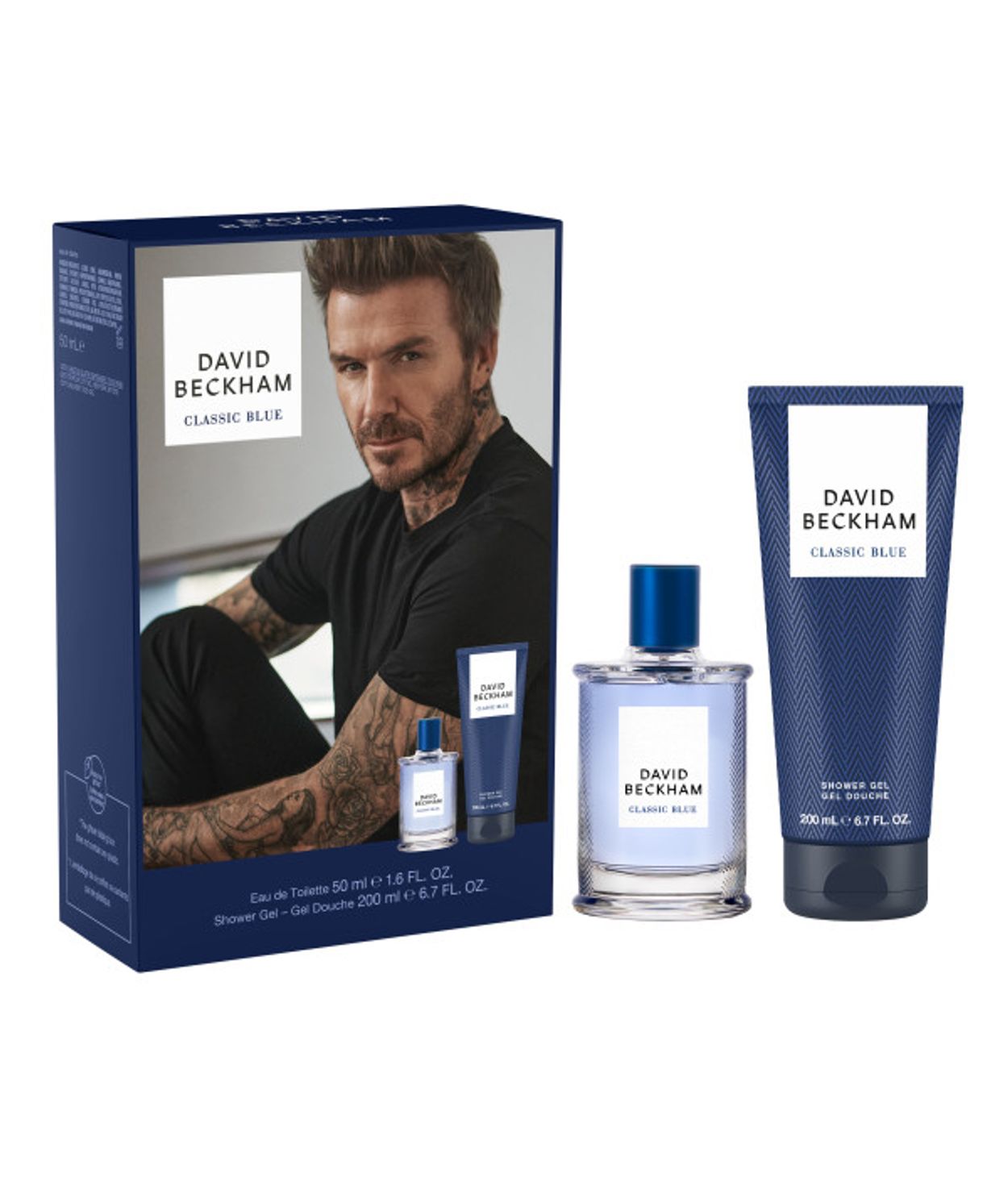 David Beckham Classic Blue edt50ml/Shower Gel150ml