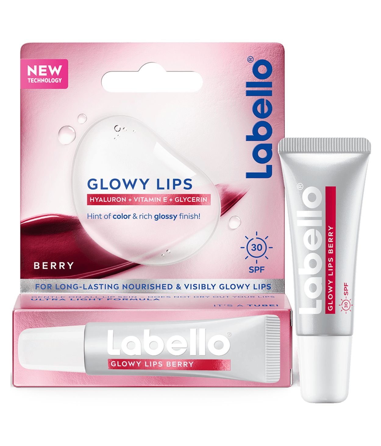 Labello Glowy Lips Berry SPF30