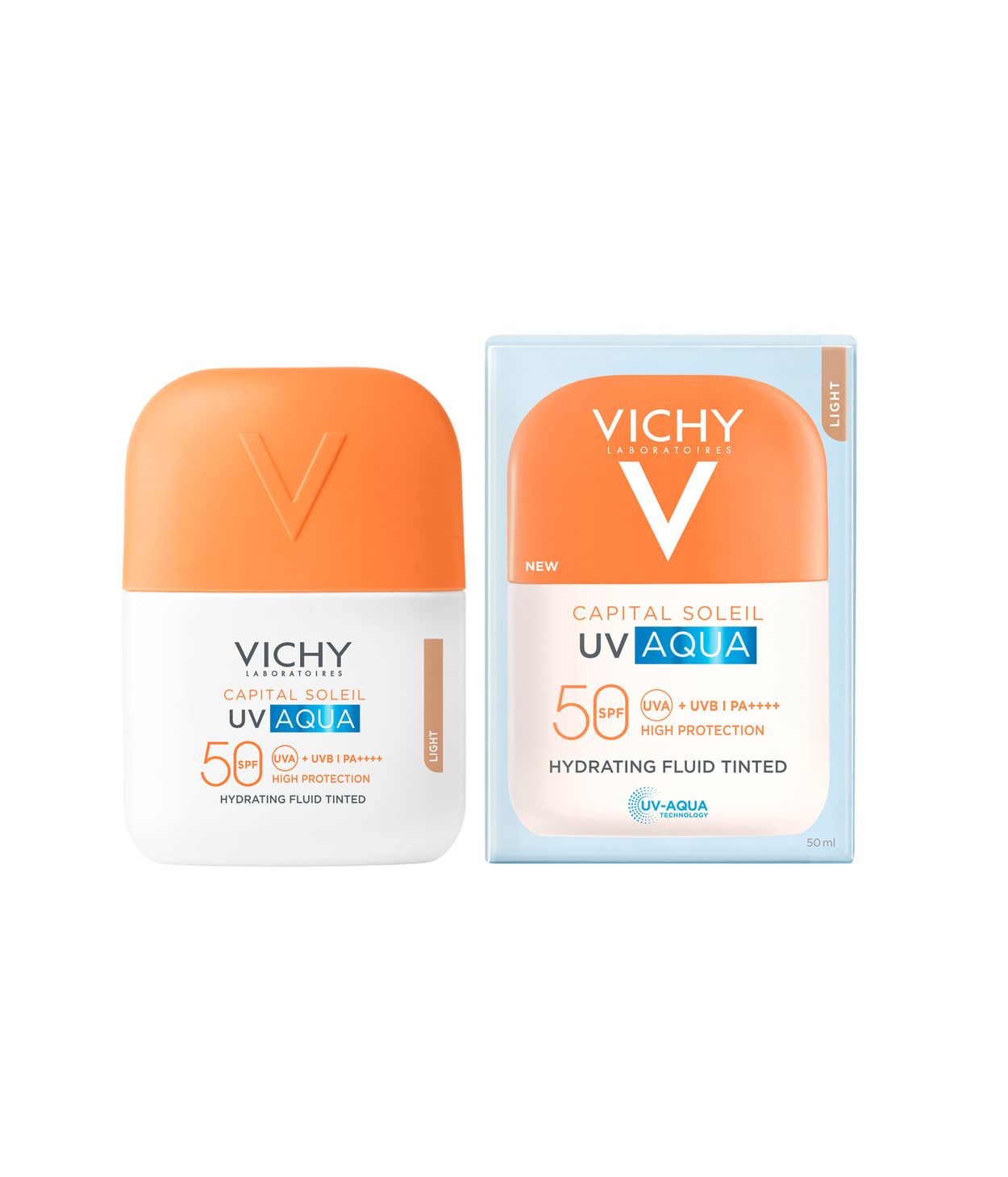 VICHY CS UV Aqua Fluid Tinted Light SPF50 50ml
