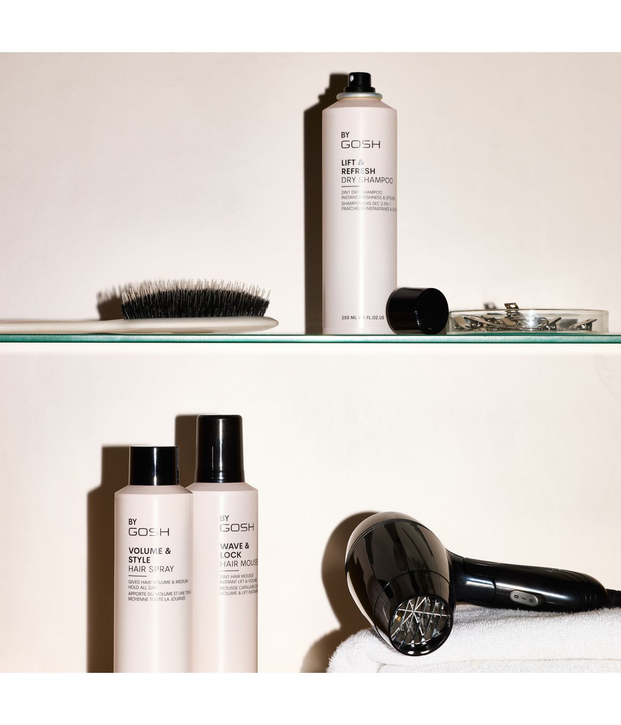 GOSH Hair Care Wave & Lock Hair Mousse